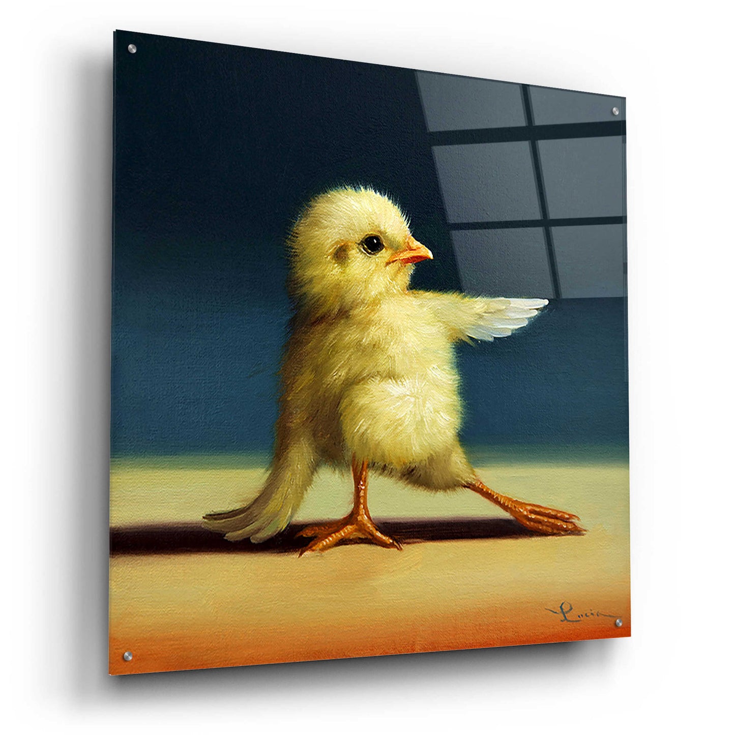 Epic Art 'Yoga Chick Bend Knee' by Lucia Heffernan,36x36