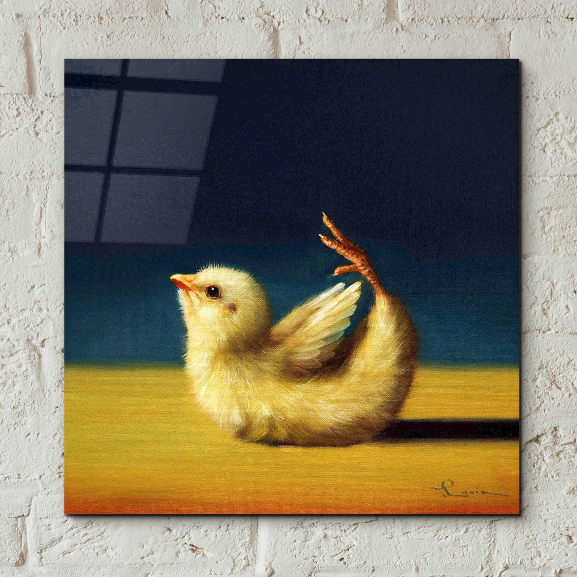 Epic Art 'Yoga Chick Bow Pose' by Lucia Heffernan,12x12