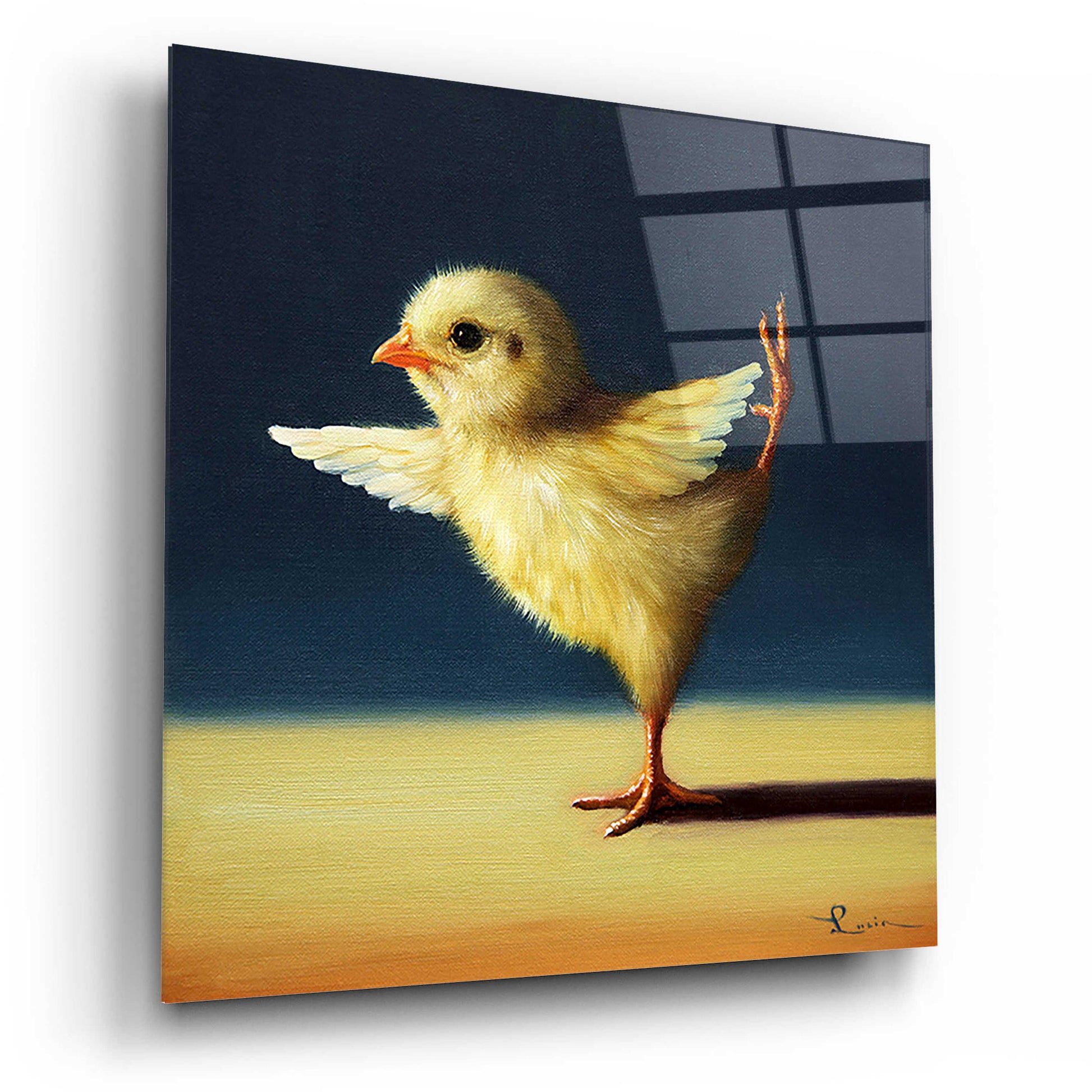 Epic Art 'Yoga Chick Dancer Pose' by Lucia Heffernan,12x12