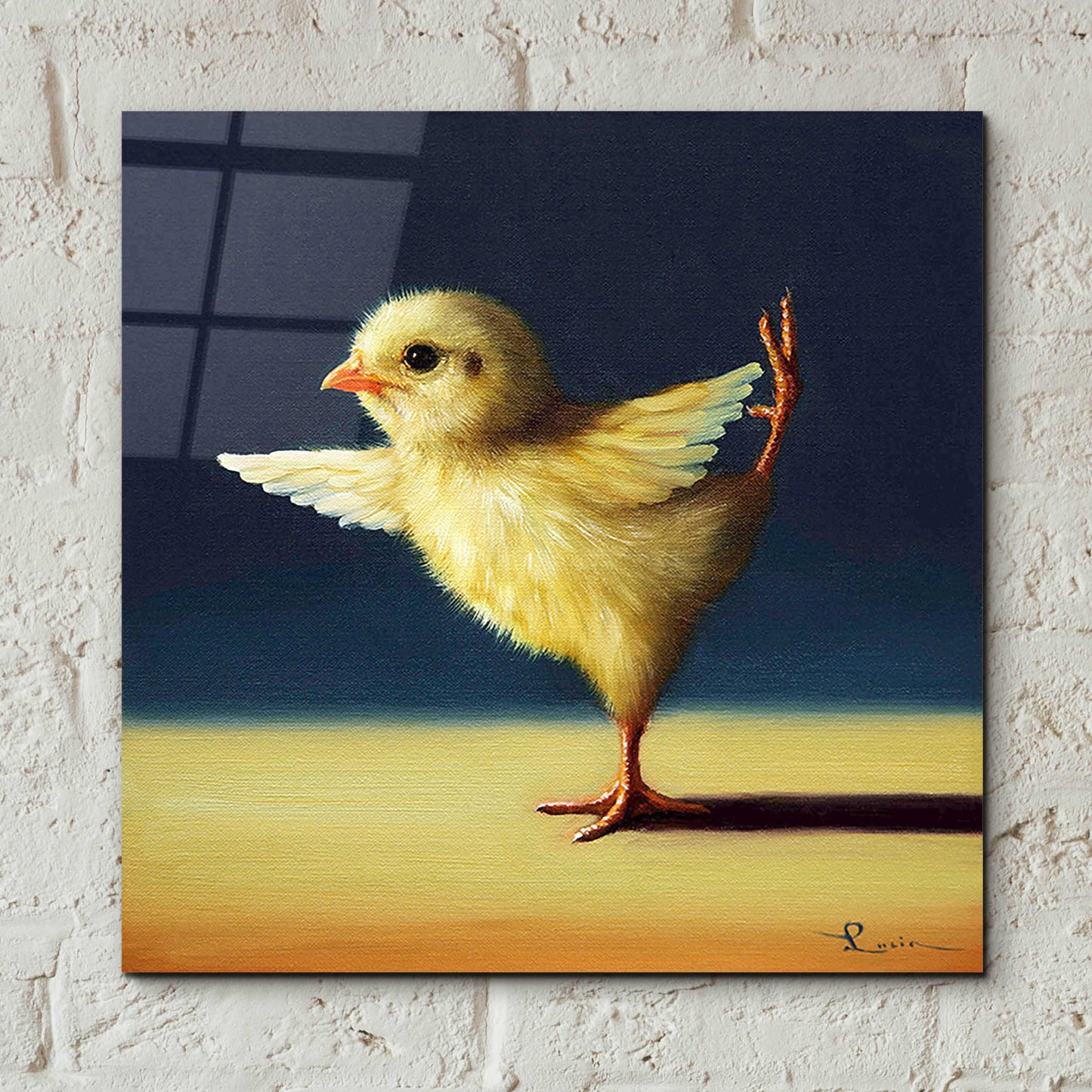 Epic Art 'Yoga Chick Dancer Pose' by Lucia Heffernan,12x12