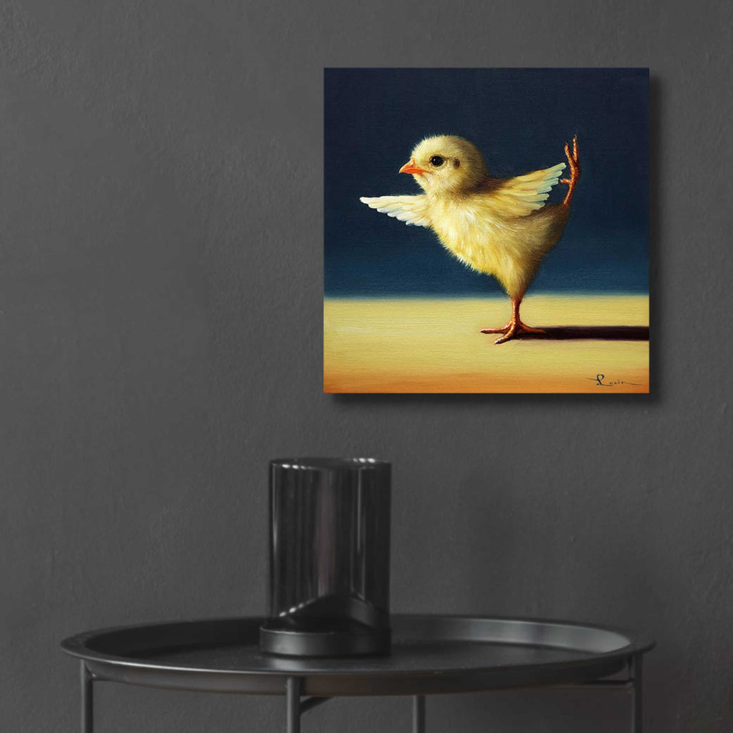 Epic Art 'Yoga Chick Dancer Pose' by Lucia Heffernan,12x12