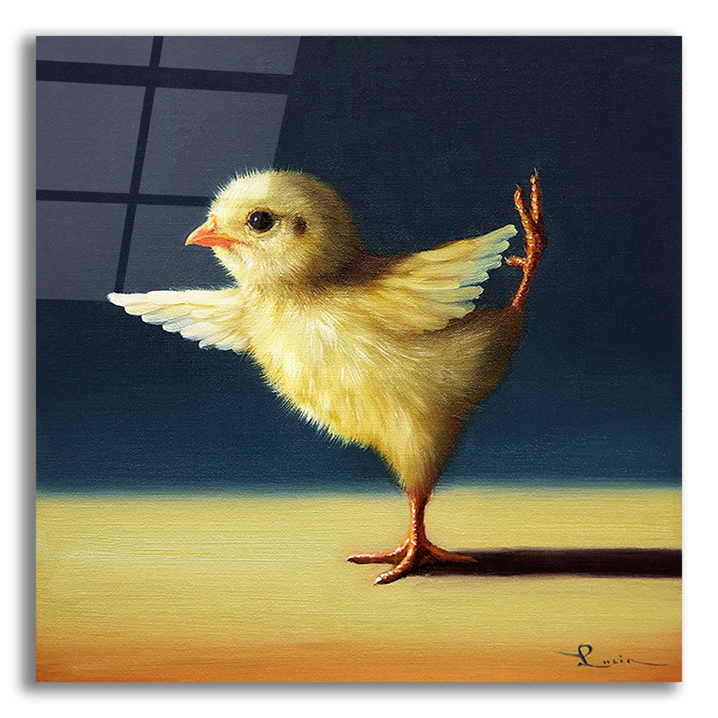 Epic Art 'Yoga Chick Dancer Pose' by Lucia Heffernan,12x12