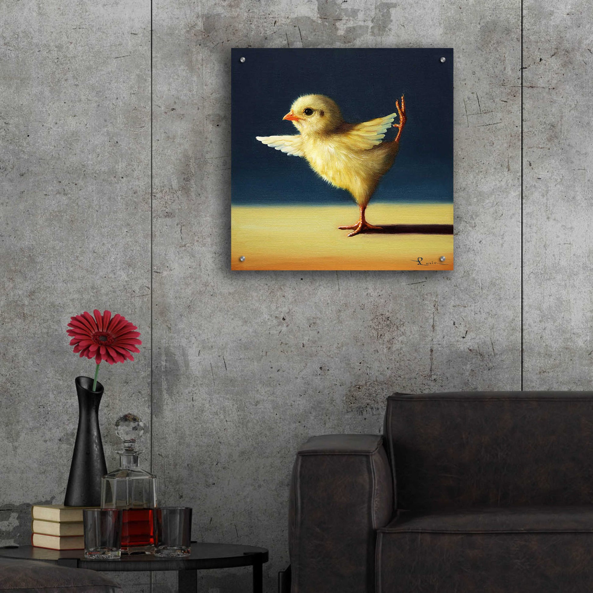 Epic Art 'Yoga Chick Dancer Pose' by Lucia Heffernan,24x24