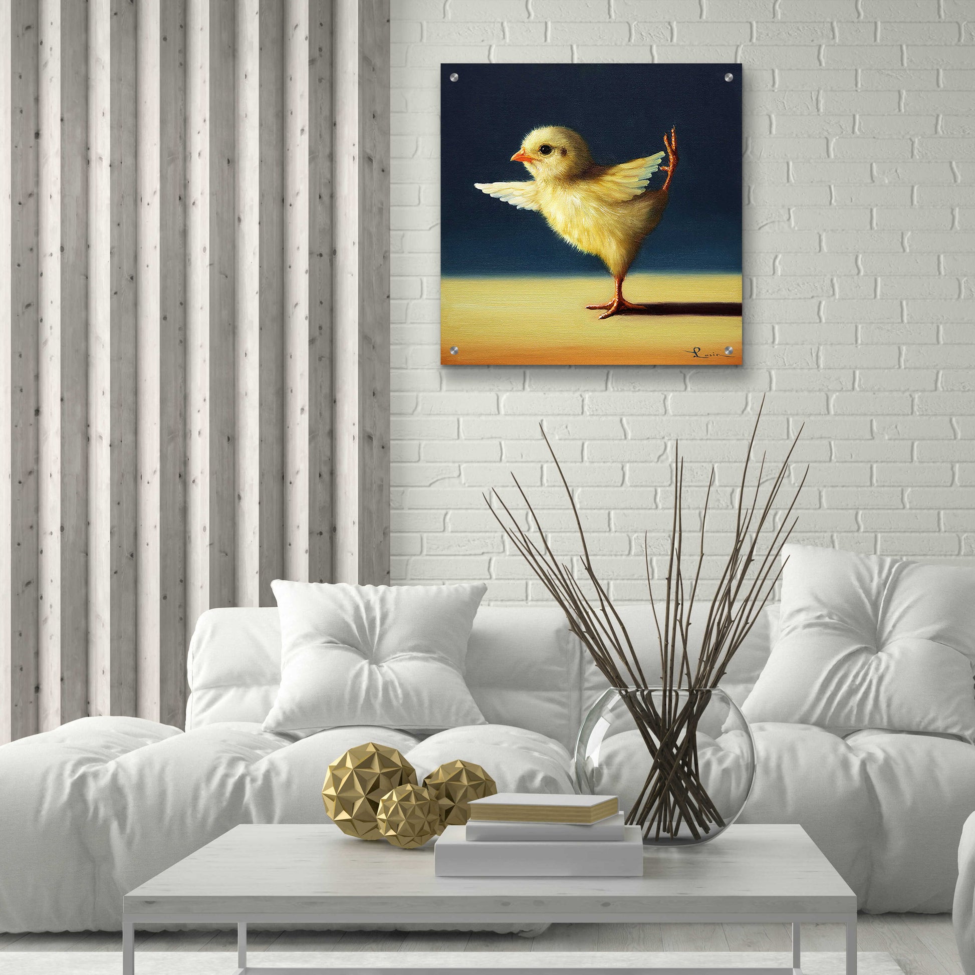 Epic Art 'Yoga Chick Dancer Pose' by Lucia Heffernan,24x24