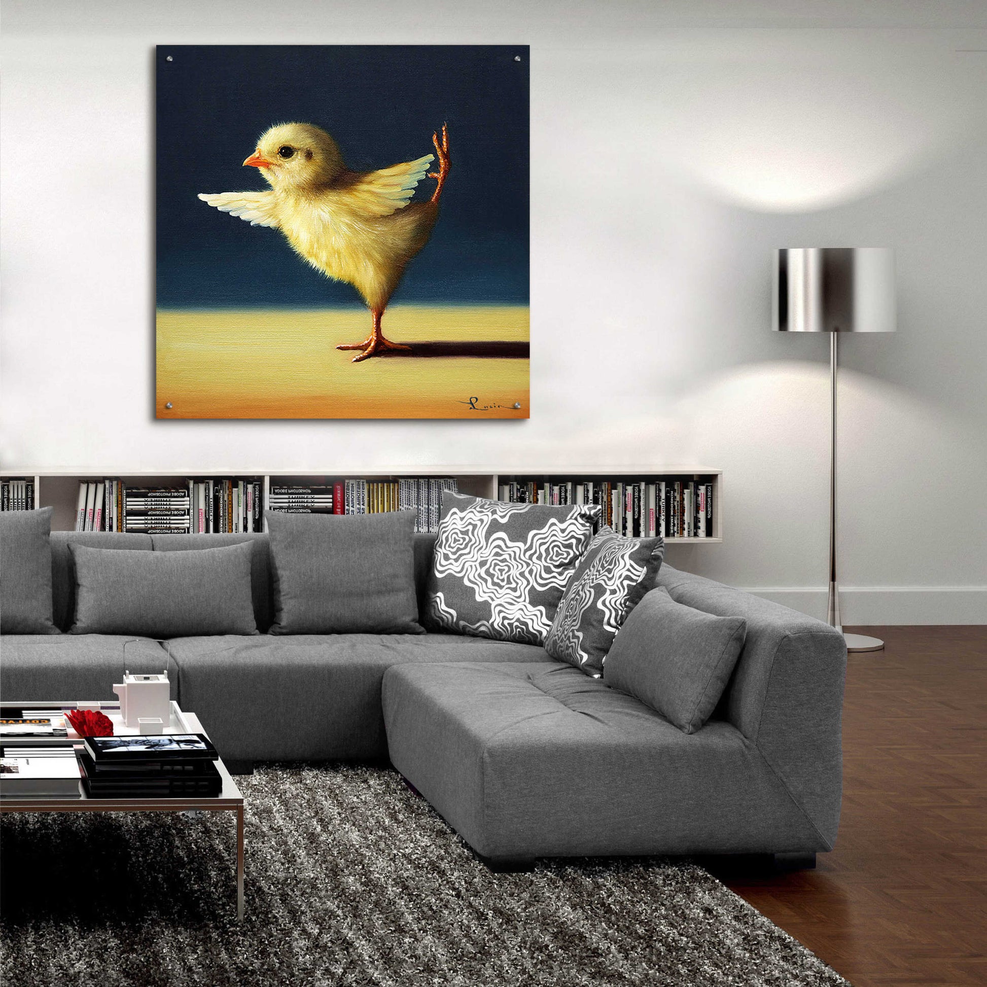 Epic Art 'Yoga Chick Dancer Pose' by Lucia Heffernan,36x36