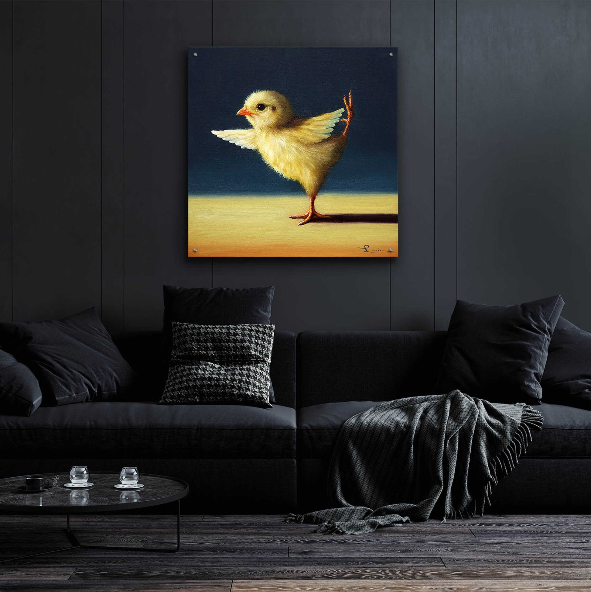 Epic Art 'Yoga Chick Dancer Pose' by Lucia Heffernan,36x36