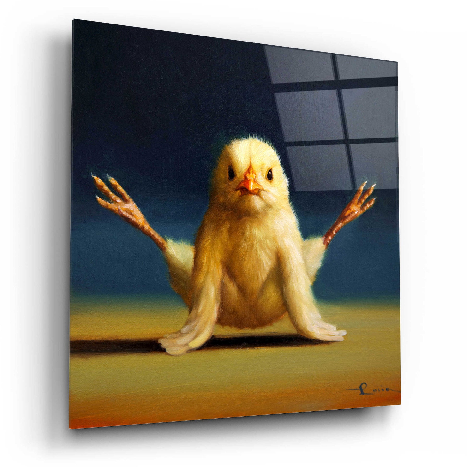 Epic Art 'Yoga Chick Firefly' by Lucia Heffernan,12x12