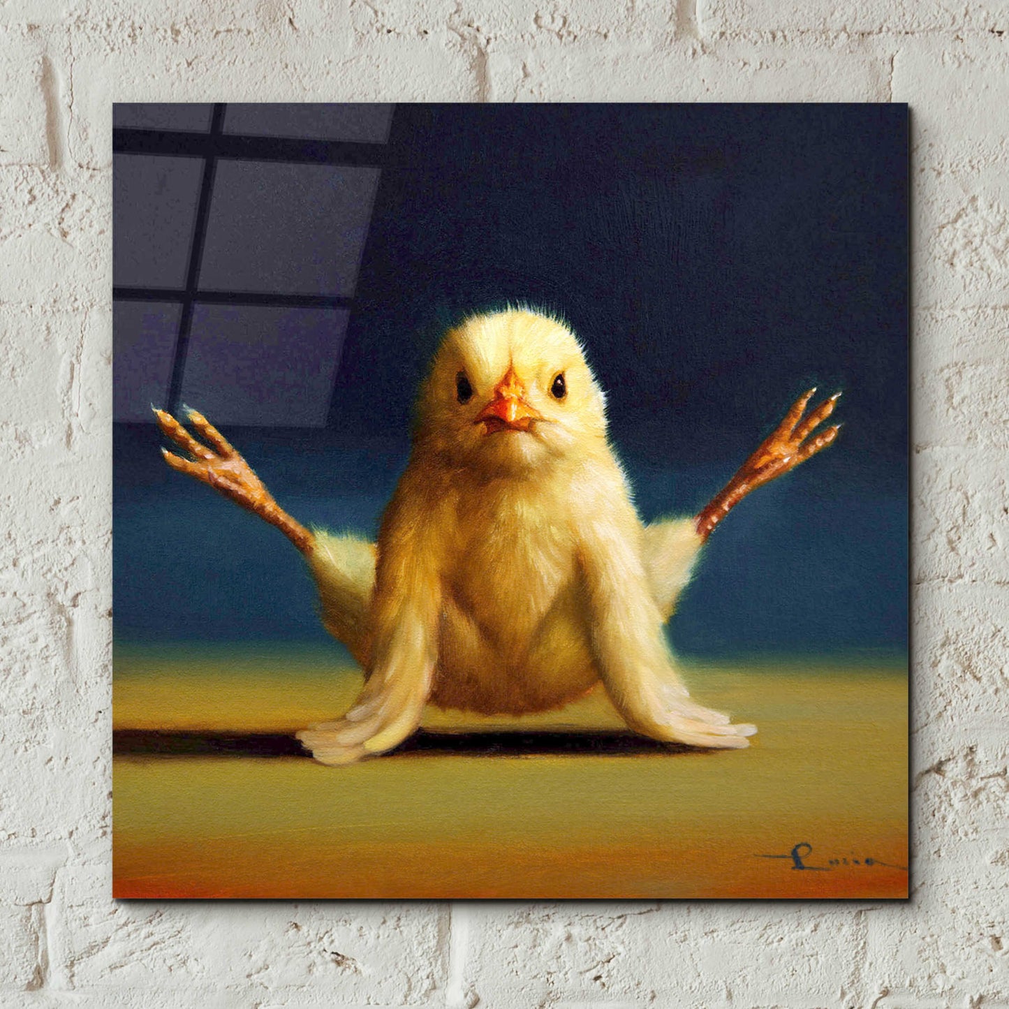 Epic Art 'Yoga Chick Firefly' by Lucia Heffernan,12x12