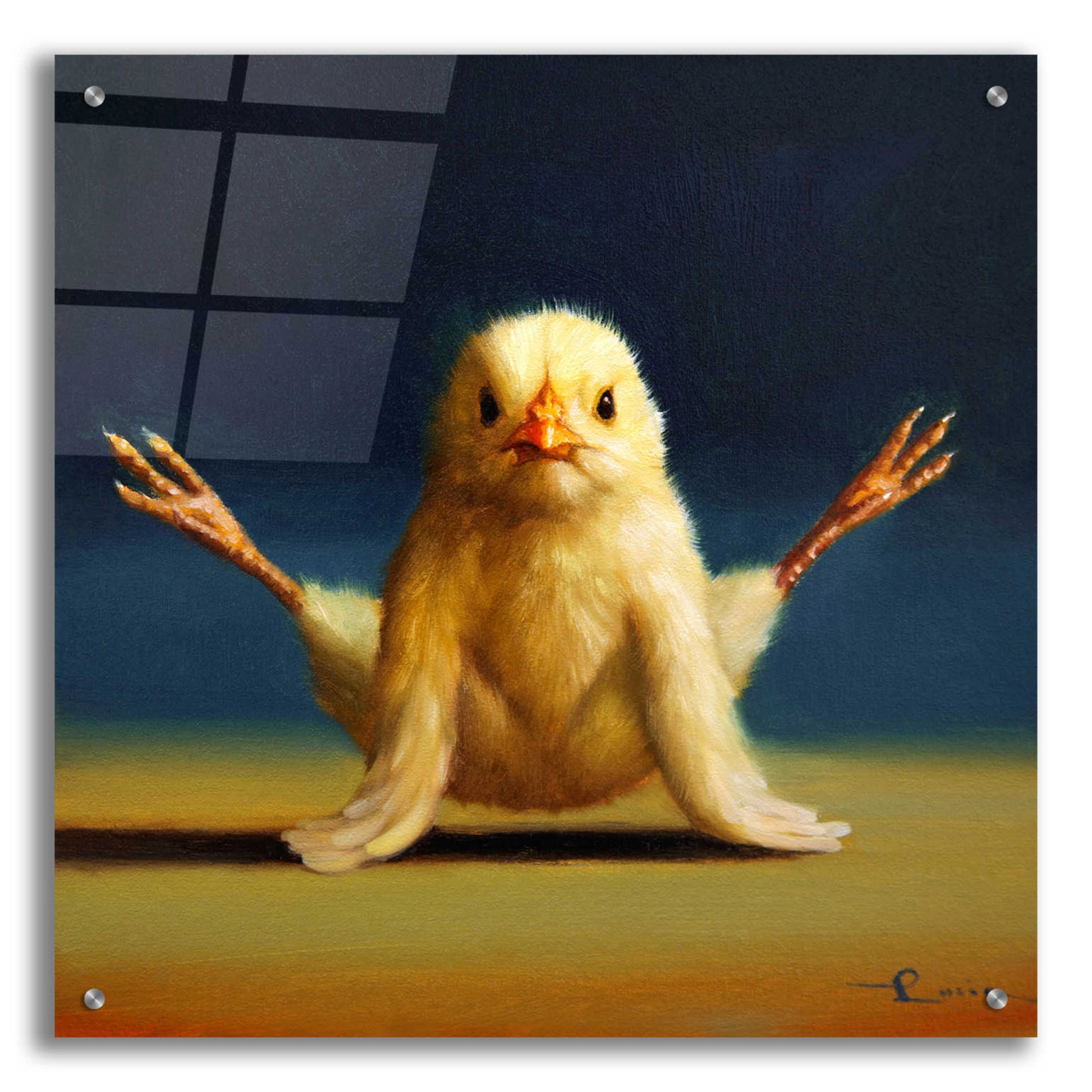 Epic Art 'Yoga Chick Firefly' by Lucia Heffernan,24x24