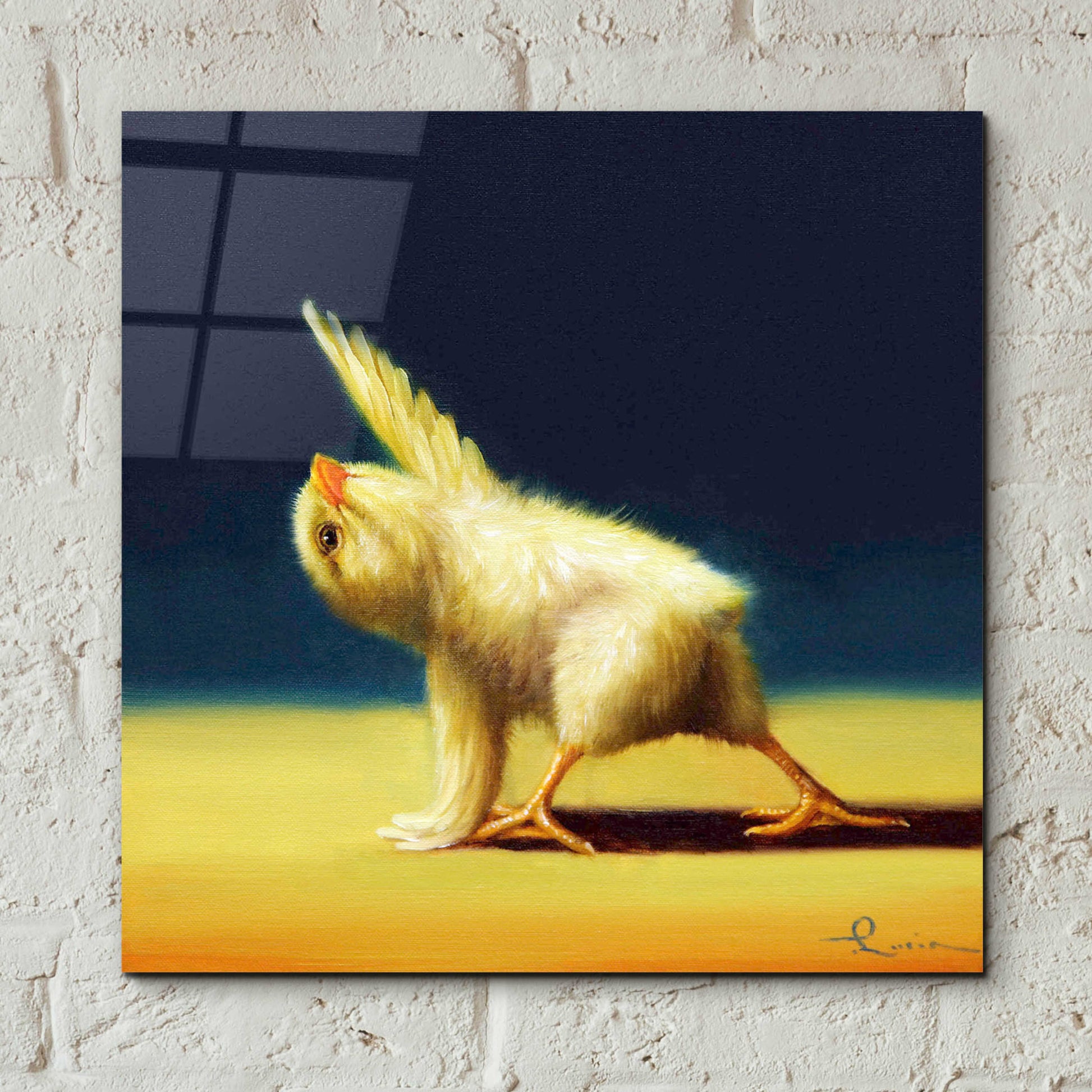 Epic Art 'Yoga Chick Revolved Side Angle' by Lucia Heffernan,12x12