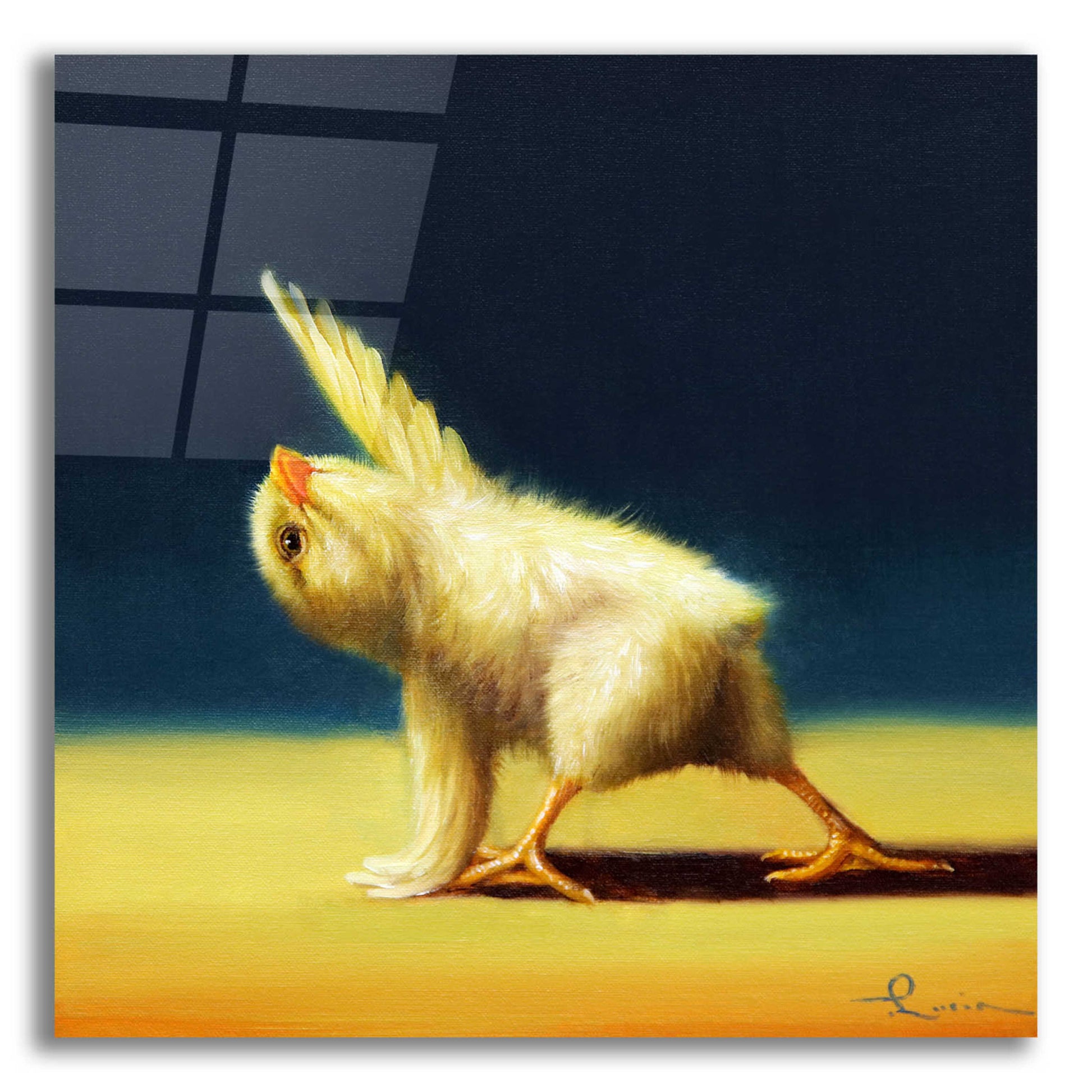 Epic Art 'Yoga Chick Revolved Side Angle' by Lucia Heffernan,12x12