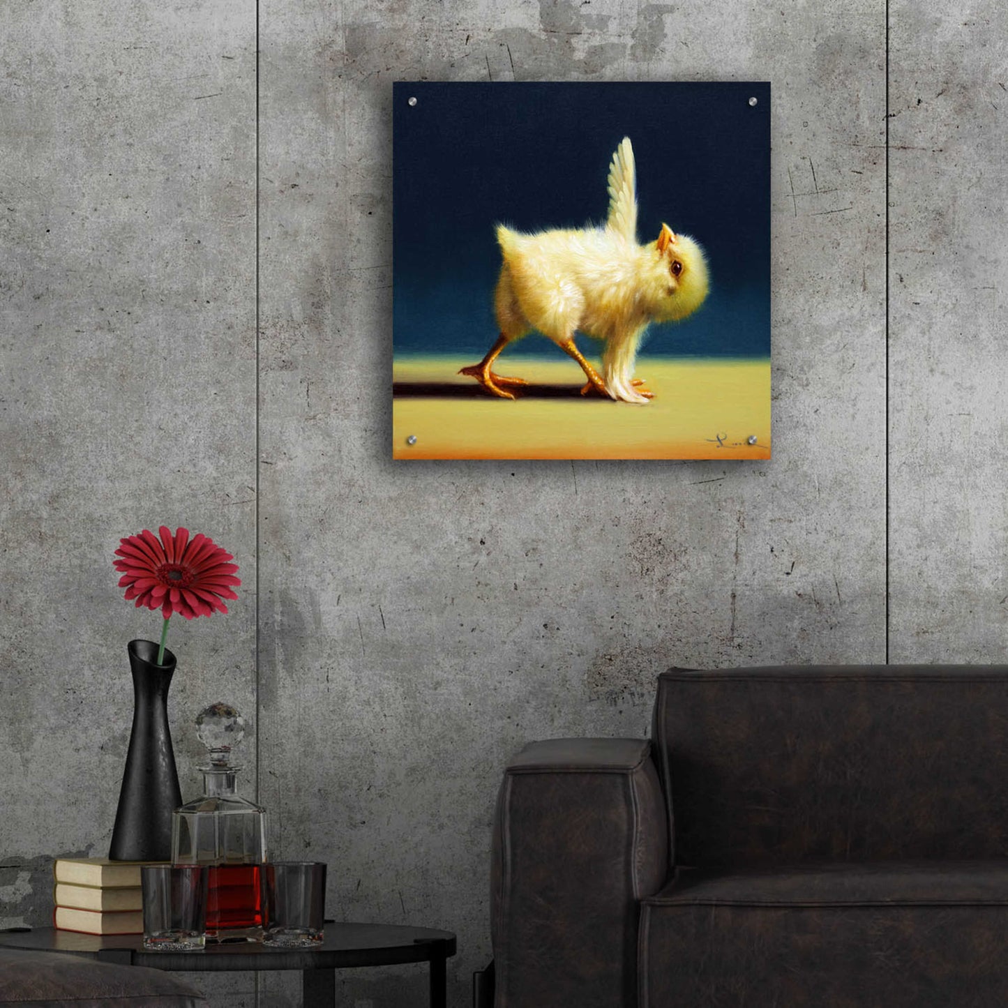 Epic Art 'Yoga Chick Revolved Triangle' by Lucia Heffernan,24x24