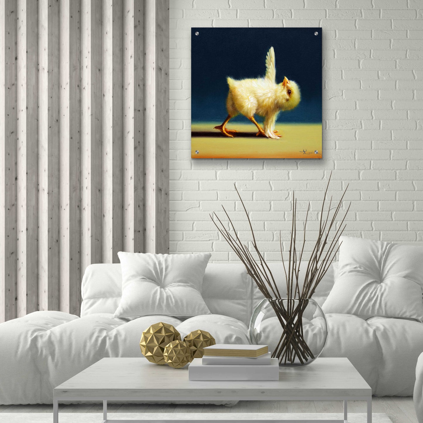 Epic Art 'Yoga Chick Revolved Triangle' by Lucia Heffernan,24x24