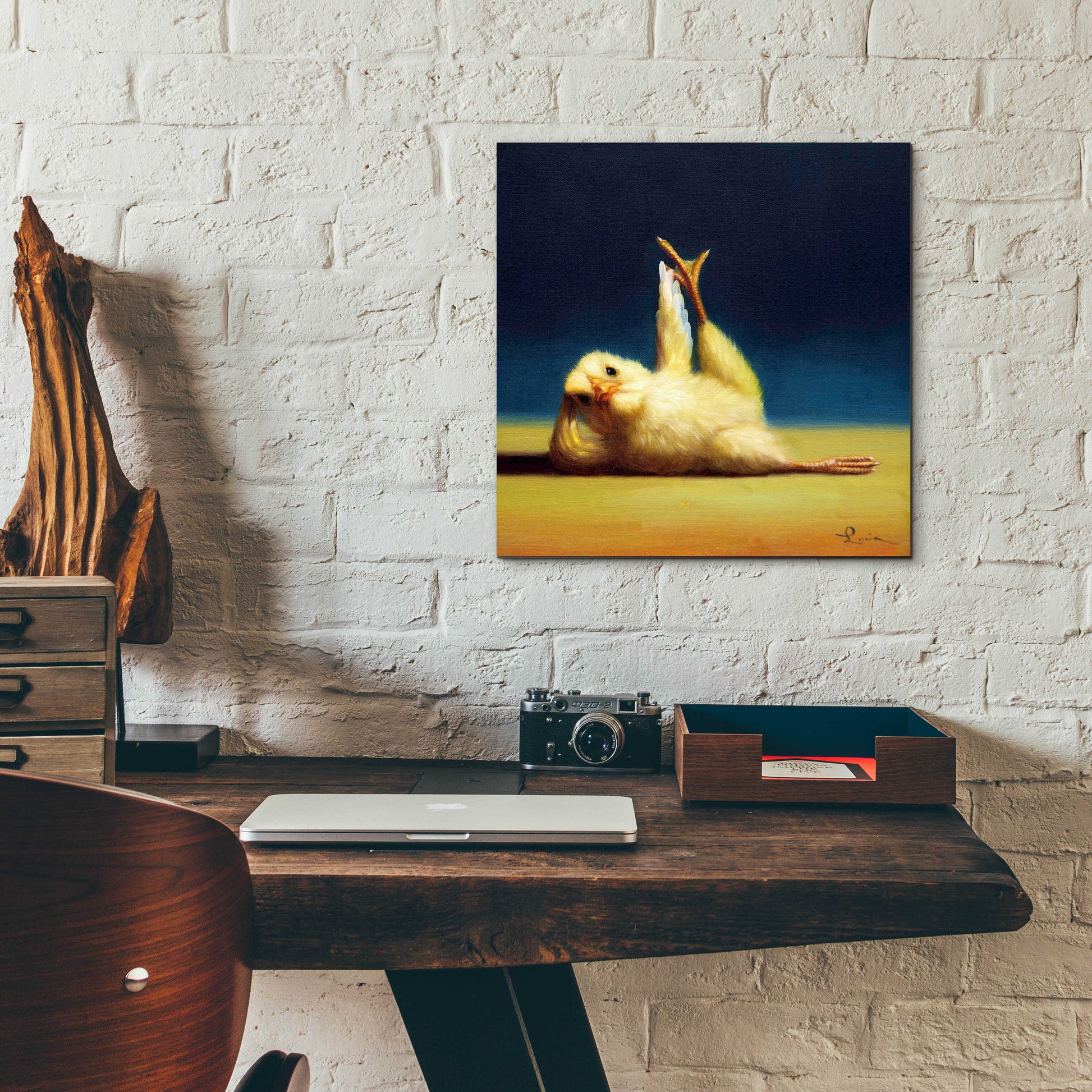 Epic Art 'Yoga Chick Side Leg Lift' by Lucia Heffernan,12x12