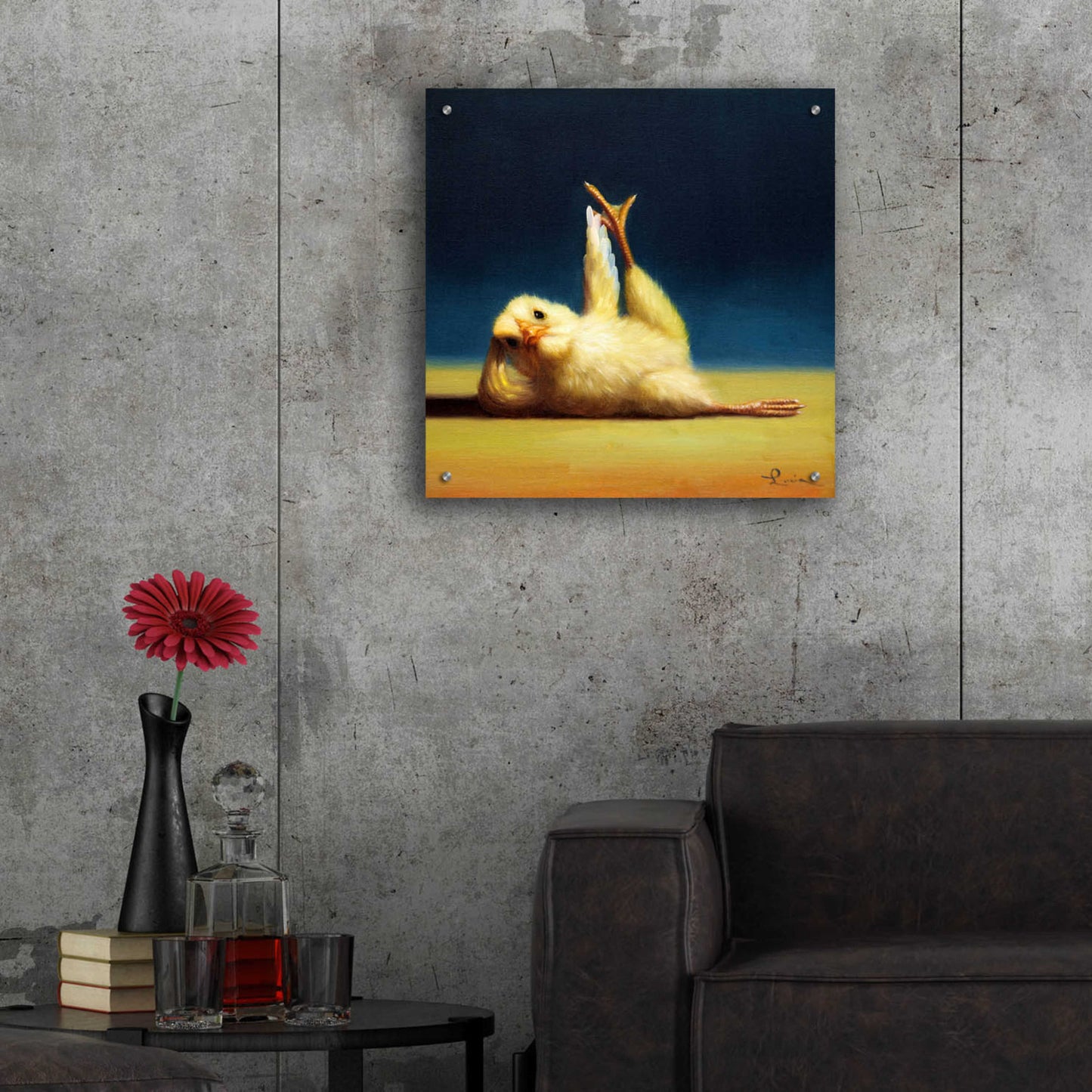 Epic Art 'Yoga Chick Side Leg Lift' by Lucia Heffernan,24x24