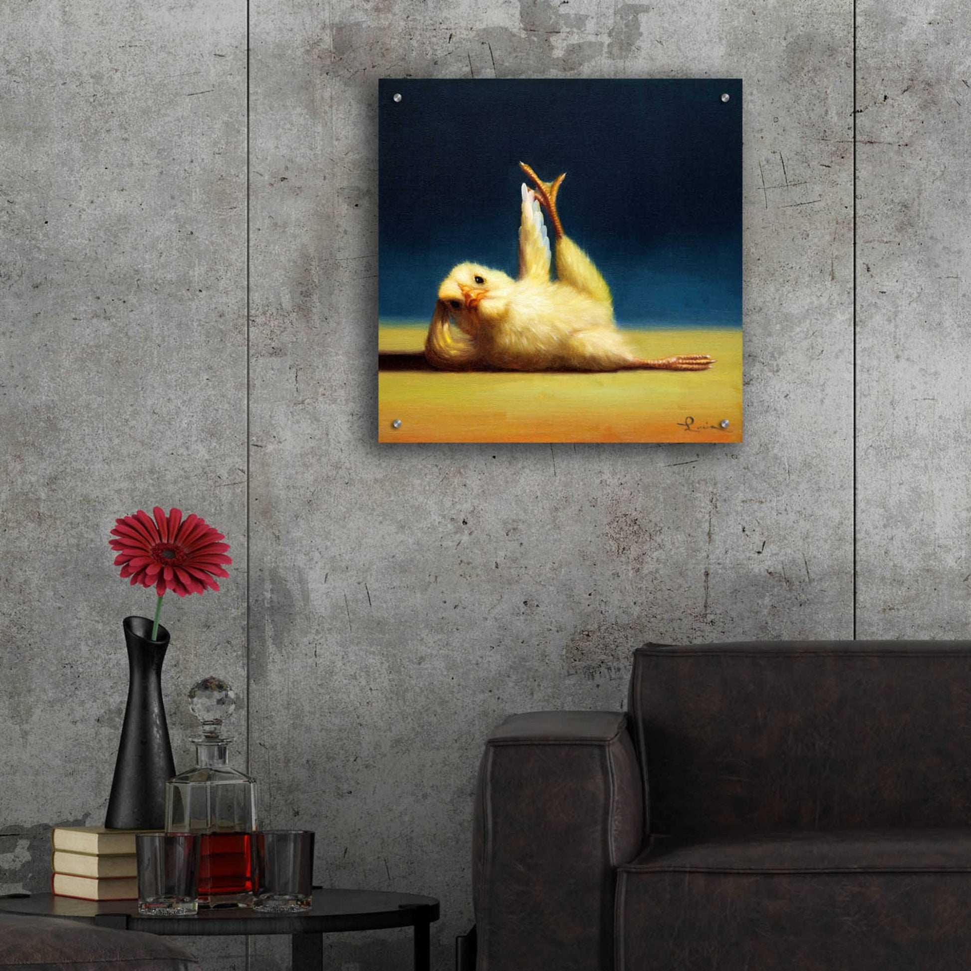 Epic Art 'Yoga Chick Side Leg Lift' by Lucia Heffernan,24x24