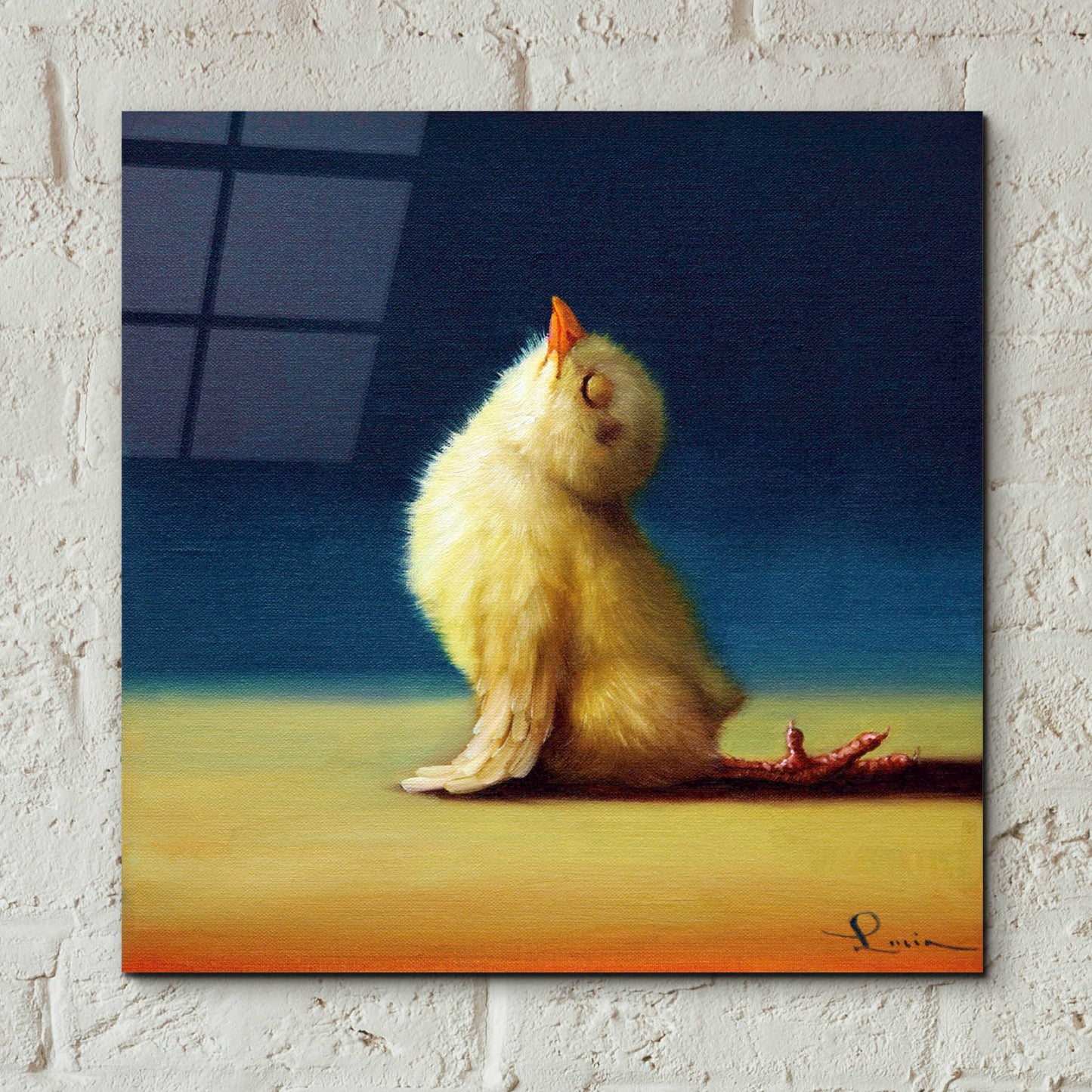 Epic Art 'Yoga Chick Upward Dog' by Lucia Heffernan,12x12