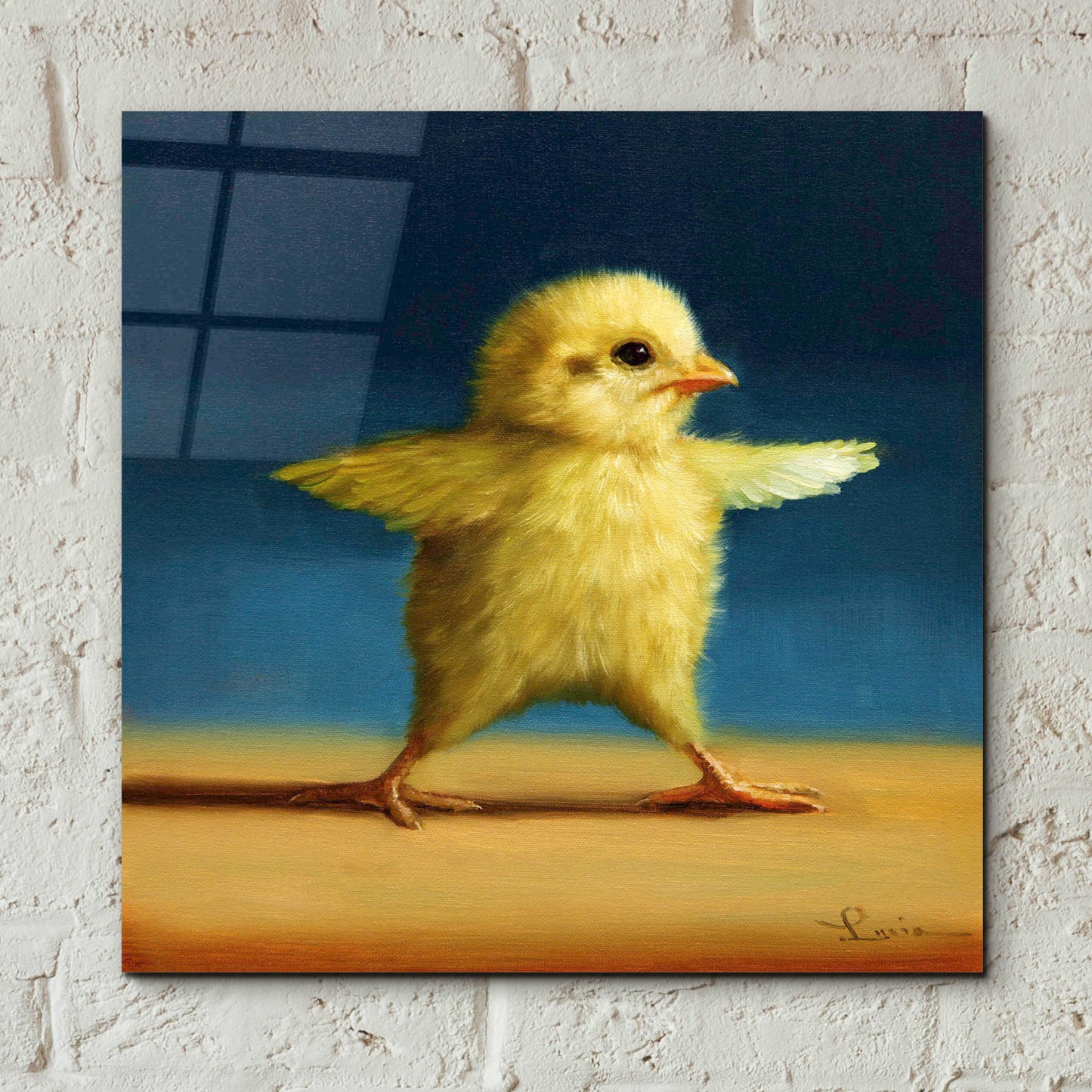 Epic Art 'Yoga Chick Warrior Two' by Lucia Heffernan,12x12