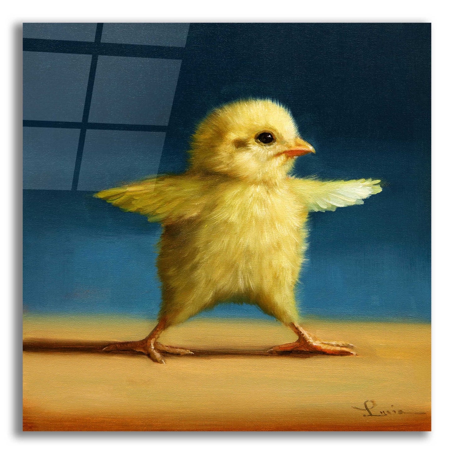 Epic Art 'Yoga Chick Warrior Two' by Lucia Heffernan,12x12