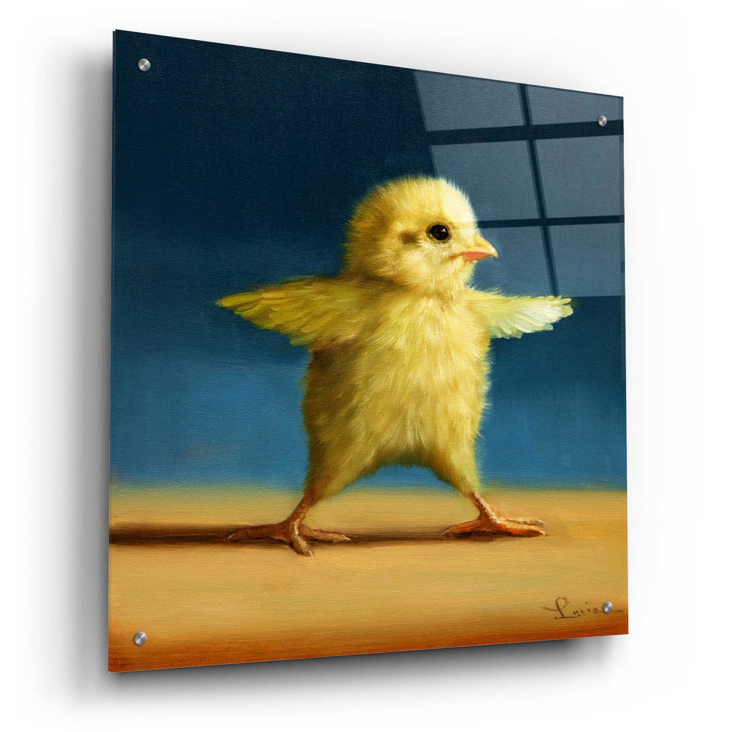 Epic Art 'Yoga Chick Warrior Two' by Lucia Heffernan,24x24