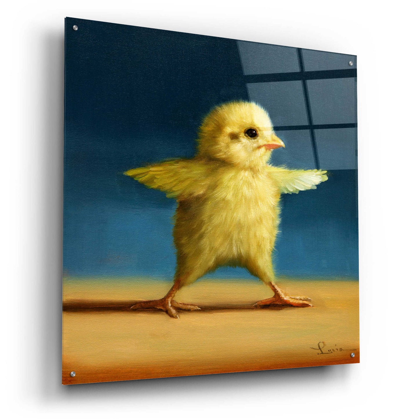 Epic Art 'Yoga Chick Warrior Two' by Lucia Heffernan,36x36