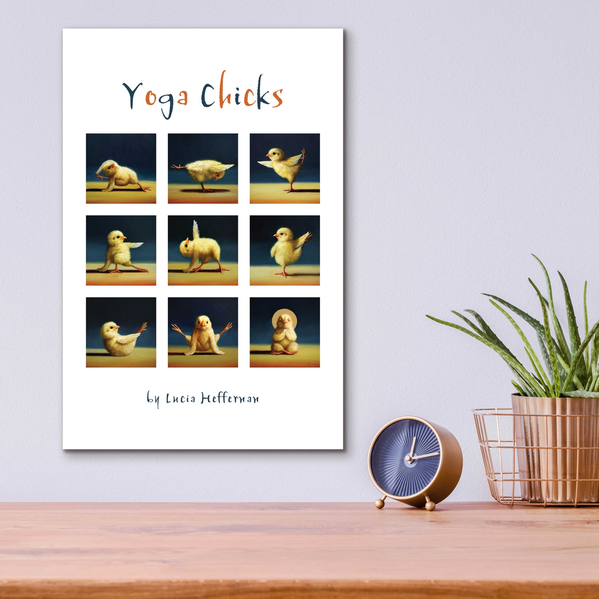 Epic Art 'Yoga Chicks Collage' by Lucia Heffernan,12x16