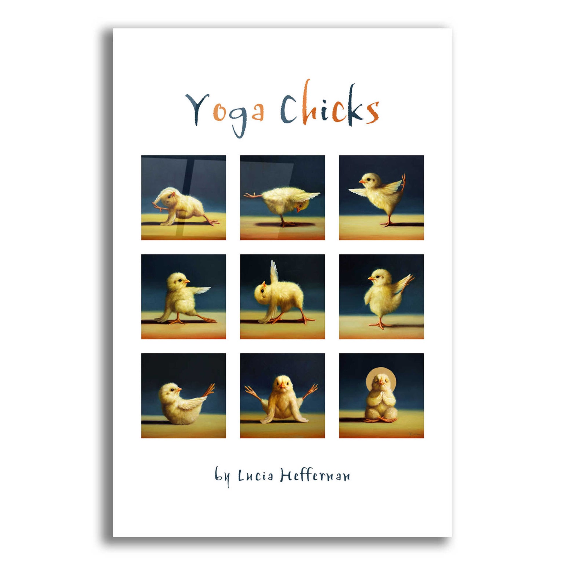 Epic Art 'Yoga Chicks Collage' by Lucia Heffernan,12x16