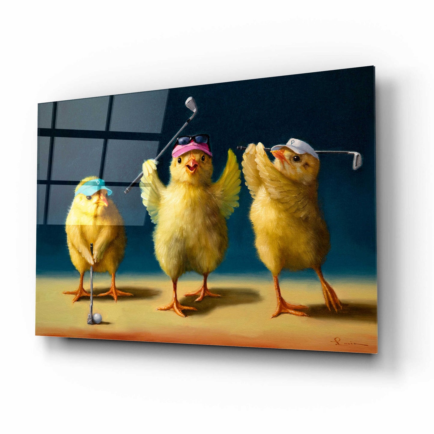 Epic Art 'Yoga Chicks Golf Chicks' by Lucia Heffernan,16x12