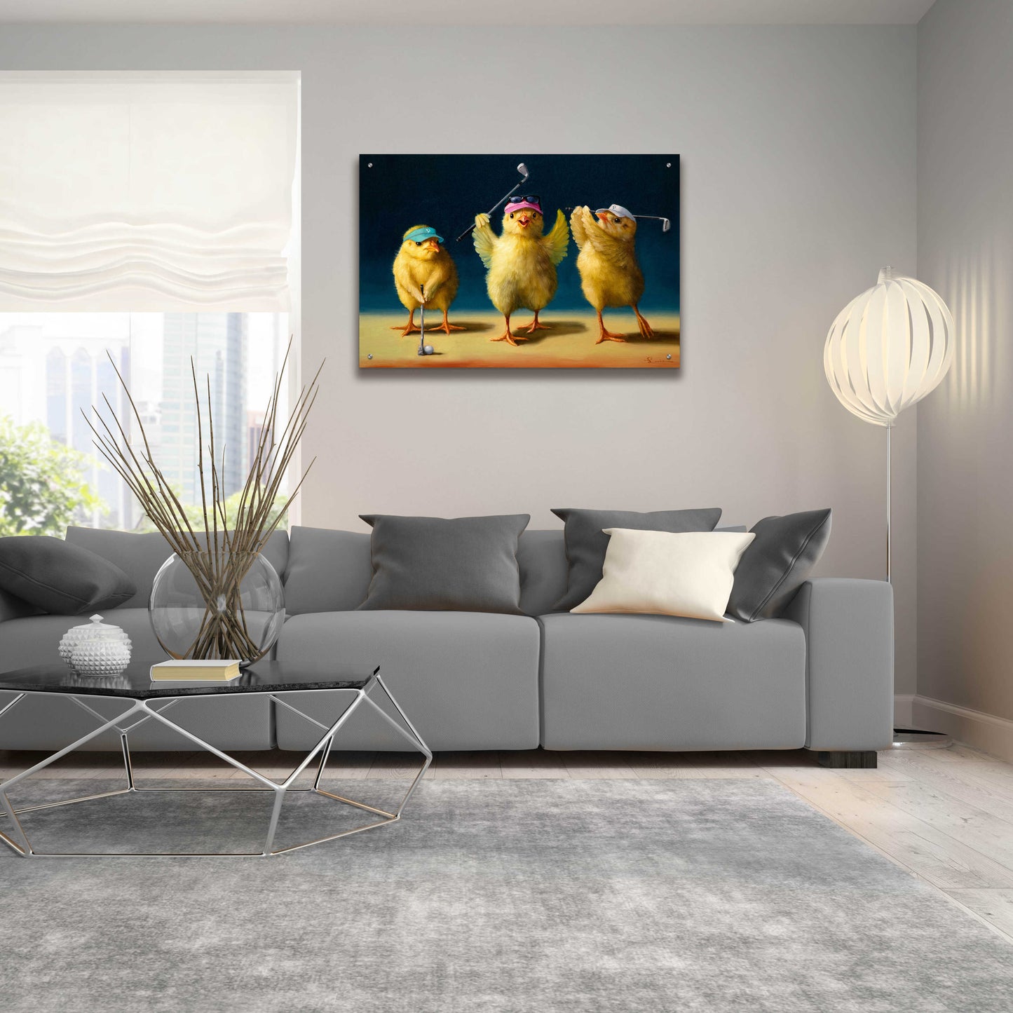 Epic Art 'Yoga Chicks Golf Chicks' by Lucia Heffernan,36x24