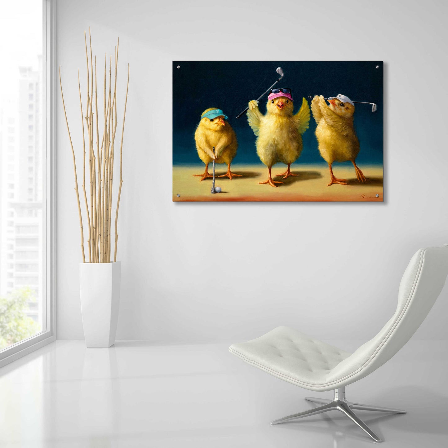 Epic Art 'Yoga Chicks Golf Chicks' by Lucia Heffernan,36x24