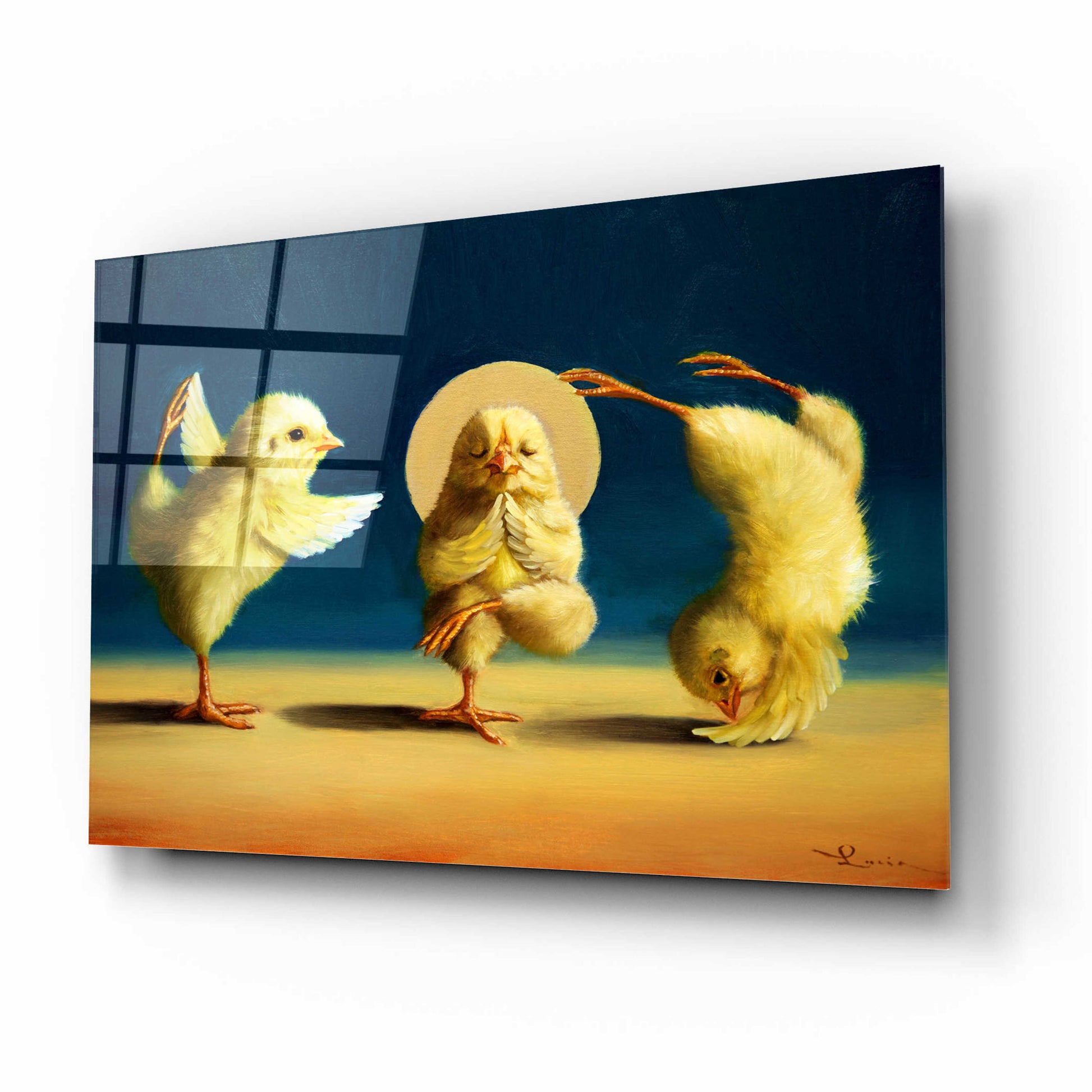 Epic Art 'Yoga Chicks Three' by Lucia Heffernan,16x12