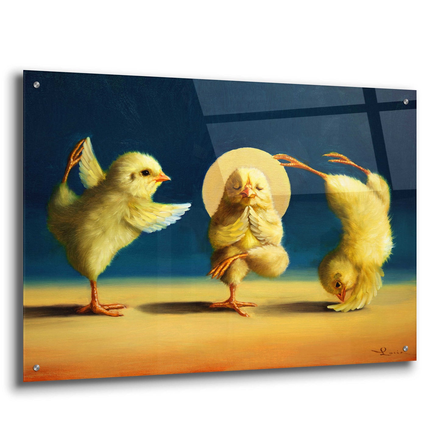 Epic Art 'Yoga Chicks Three' by Lucia Heffernan,36x24