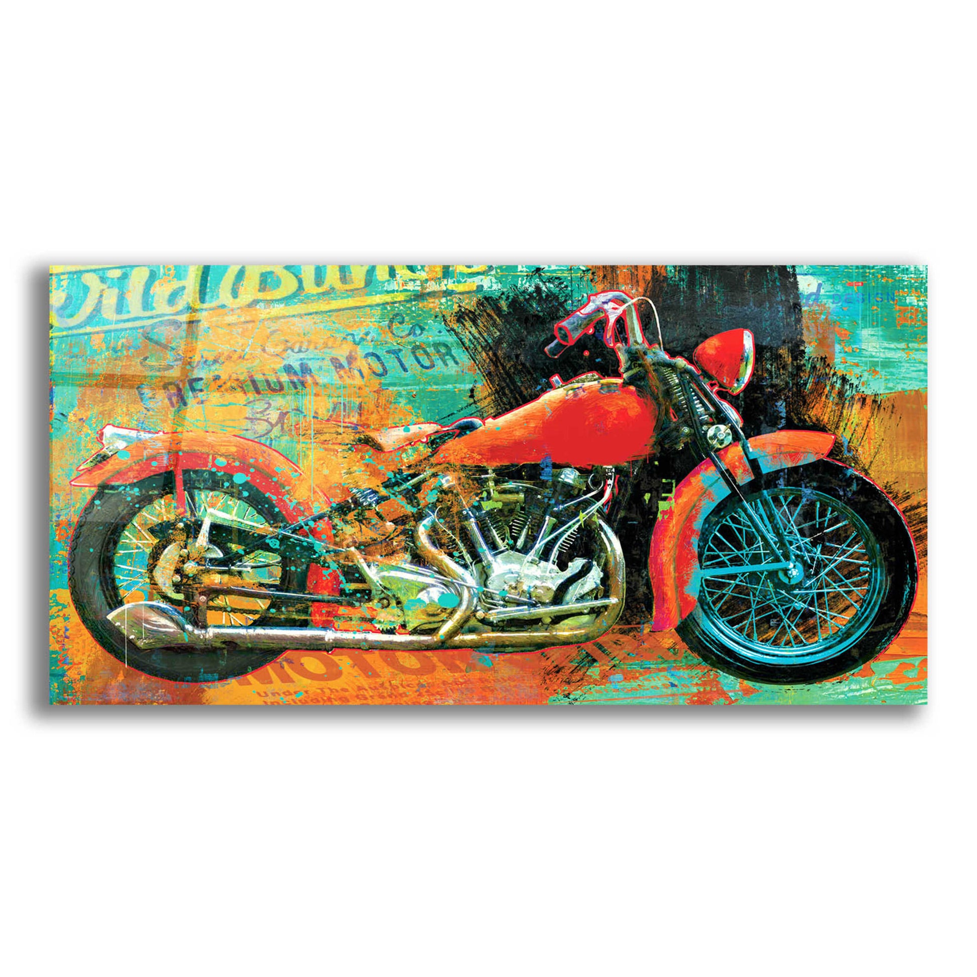 Epic Art 'Hardtail Tangerine' by Porter Hastings,24x12