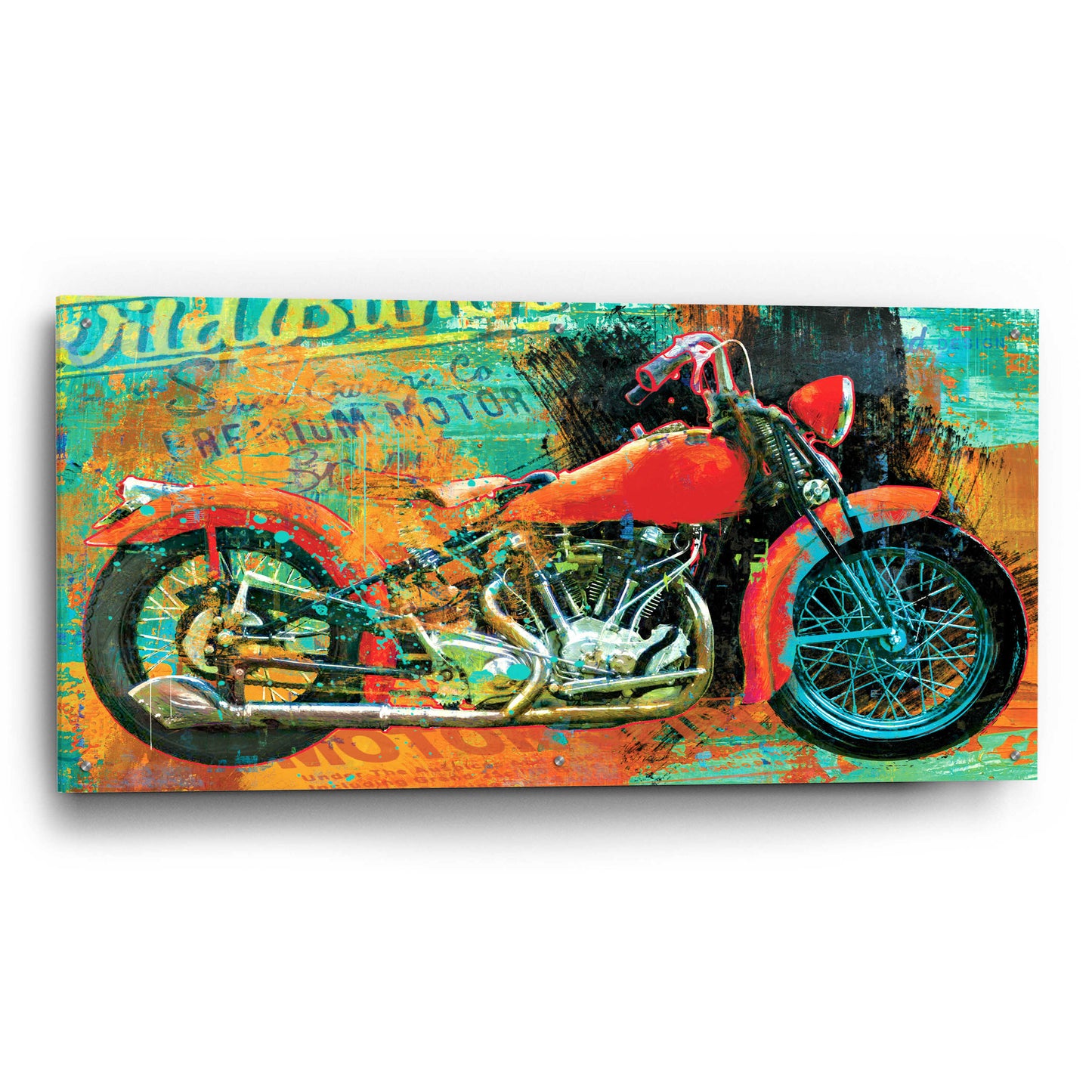 Epic Art 'Hardtail Tangerine' by Porter Hastings,48x24