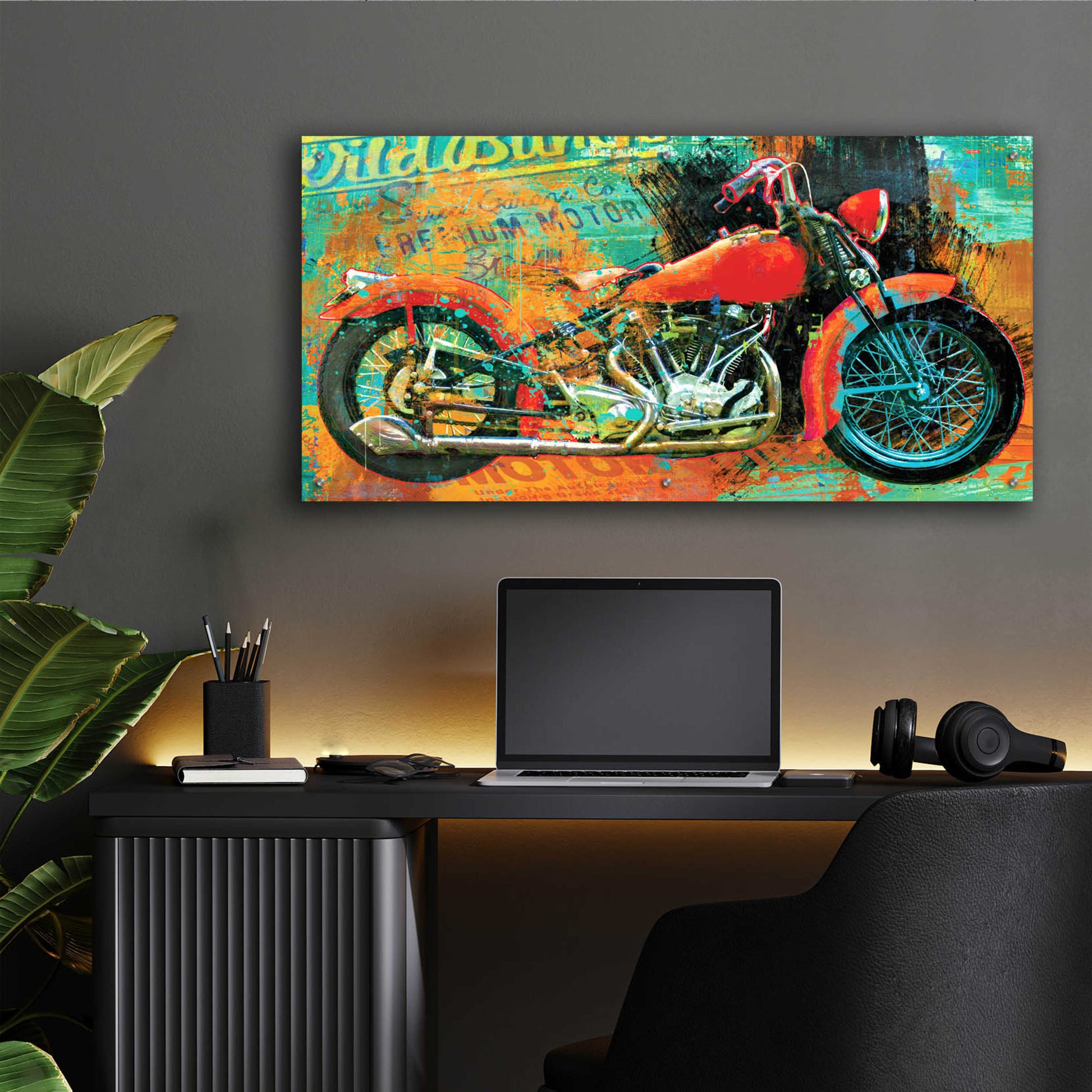 Epic Art 'Hardtail Tangerine' by Porter Hastings,48x24