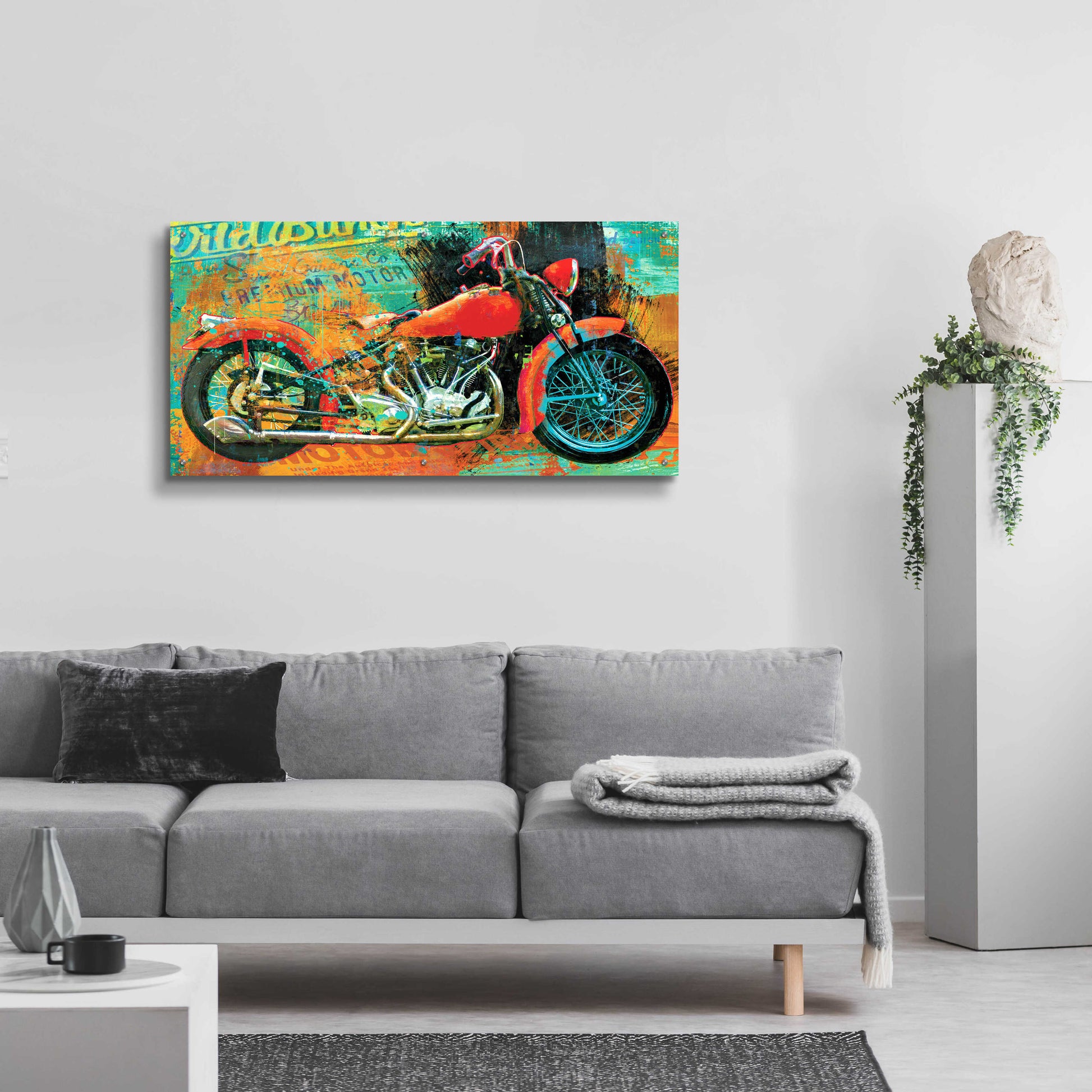 Epic Art 'Hardtail Tangerine' by Porter Hastings,48x24