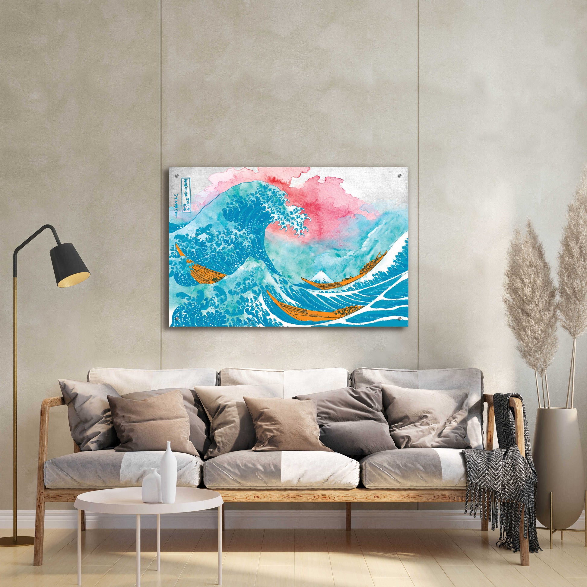 Epic Art 'The Great Teal Wave' by Porter Hastings,36x24