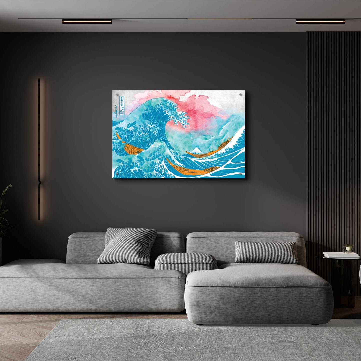 Epic Art 'The Great Teal Wave' by Porter Hastings,36x24