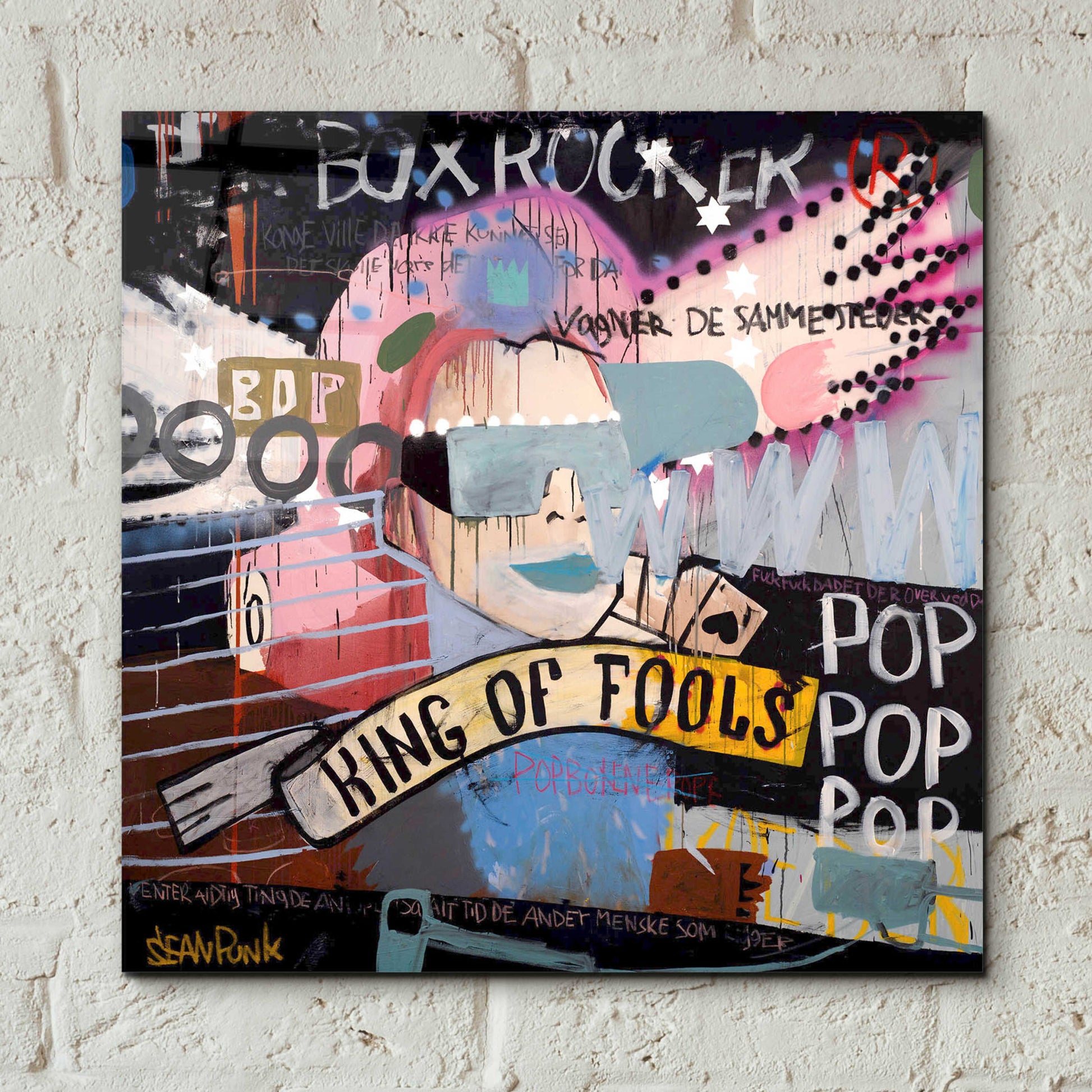 Epic Art 'King of Fools' by Punk,12x12