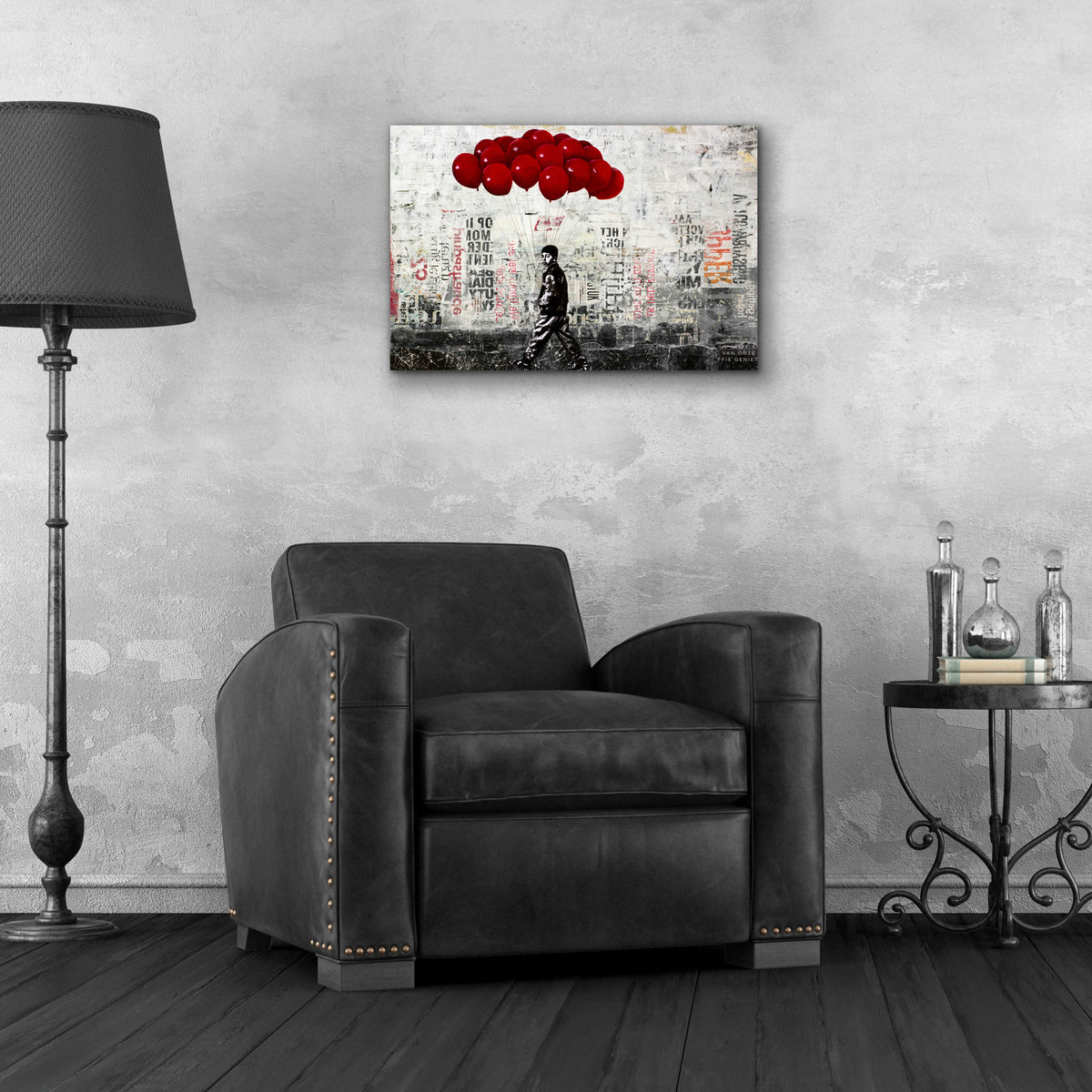 Epic Art 'BIT OF HAPPINESS' by DB Waterman,24x16