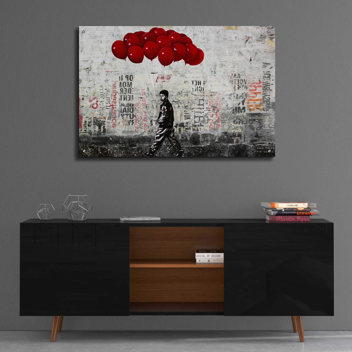 Epic Art 'BIT OF HAPPINESS' by DB Waterman,36x24