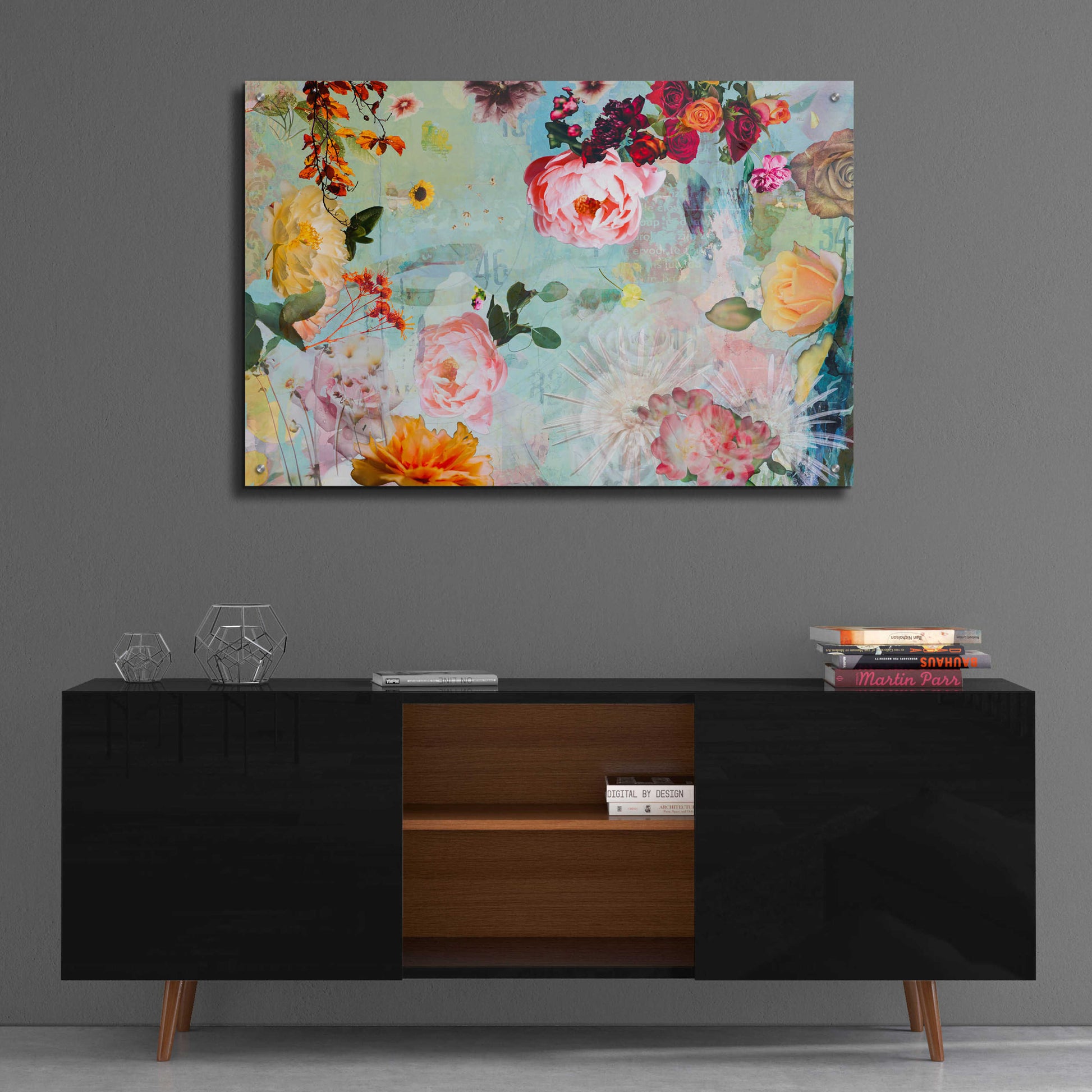 Epic Art 'BLOOM OF ROSE' by DB Waterman,36x24