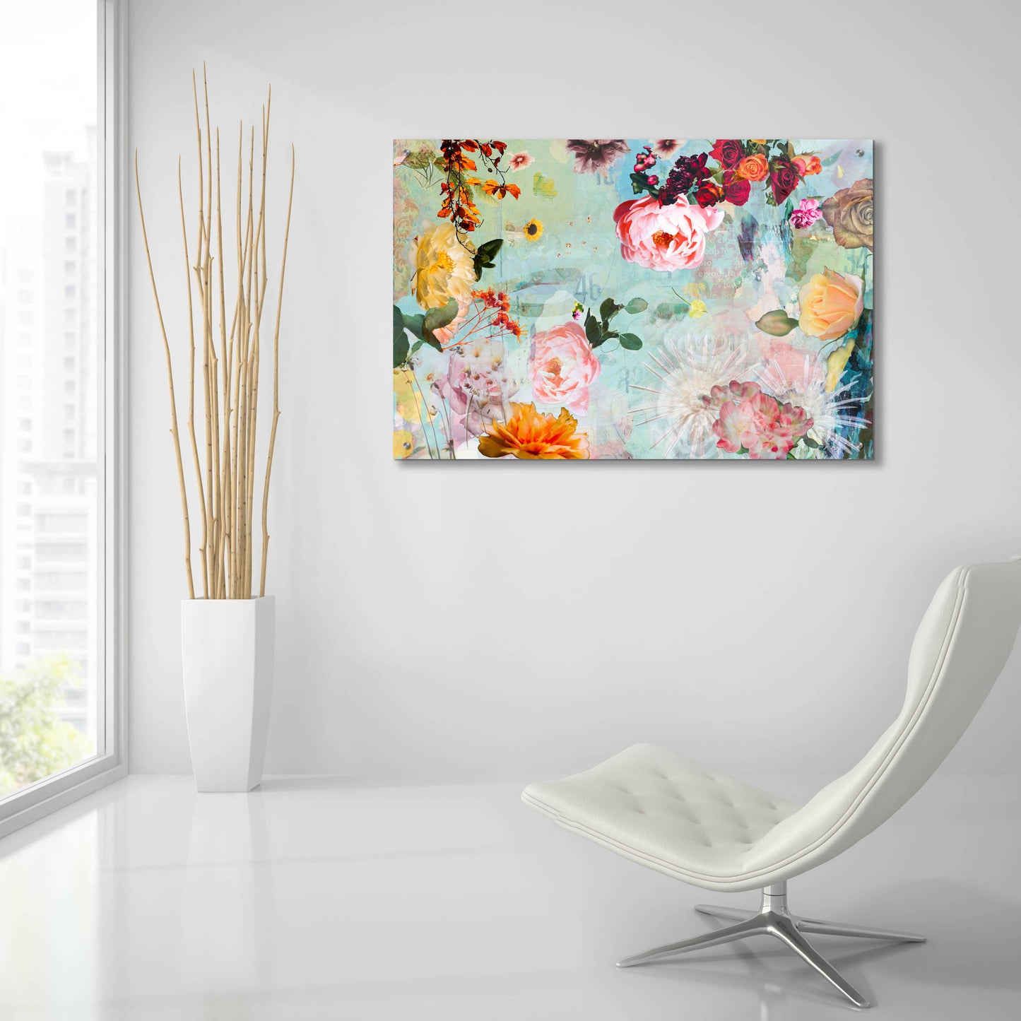 Epic Art 'BLOOM OF ROSE' by DB Waterman,36x24