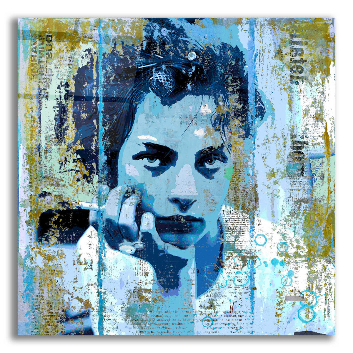 Epic Art 'BLUE MONDAY' by DB Waterman