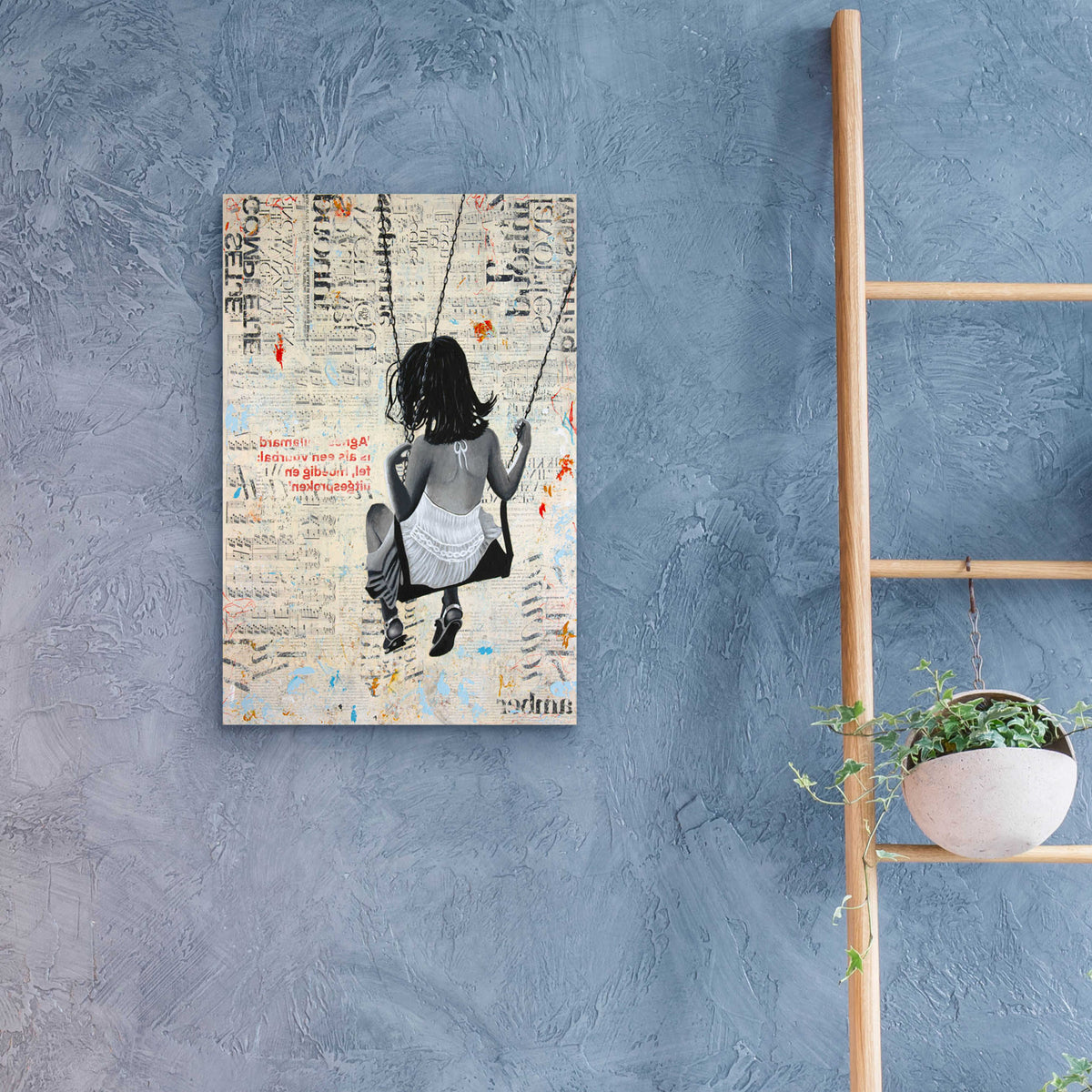 Epic Art 'INDIAN SUMMER SWING' by DB Waterman,16x24