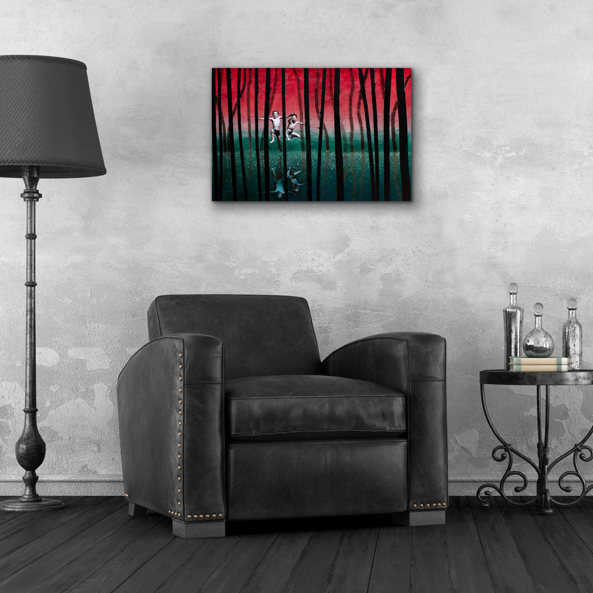 Epic Art 'LUST FOR LIFE' by DB Waterman,24x16
