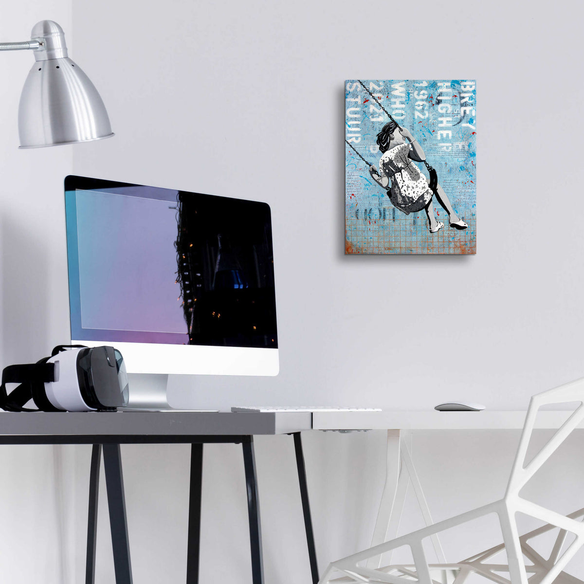 Epic Art 'SPRING SWING' by DB Waterman,12x16