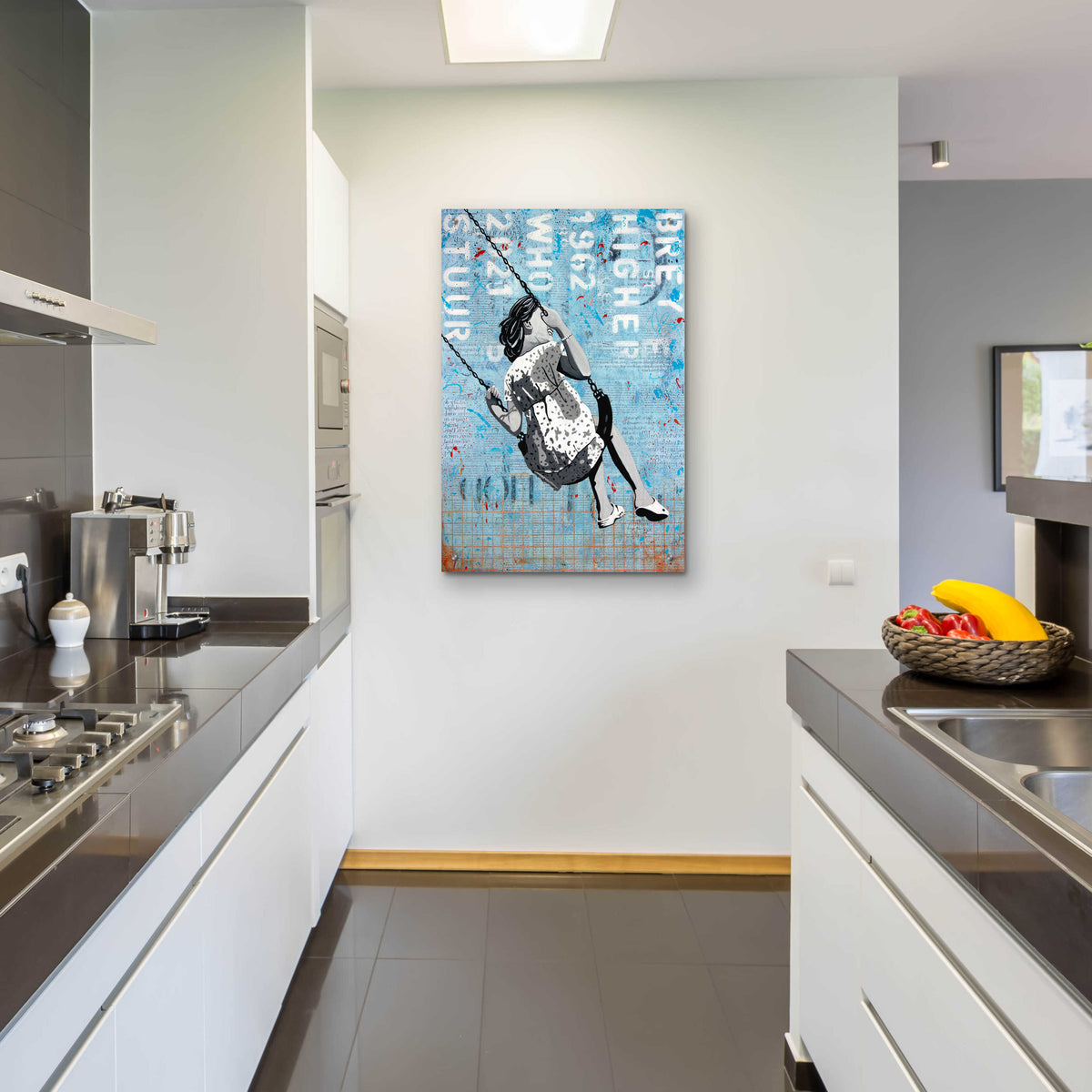 Epic Art 'SPRING SWING' by DB Waterman,24x36