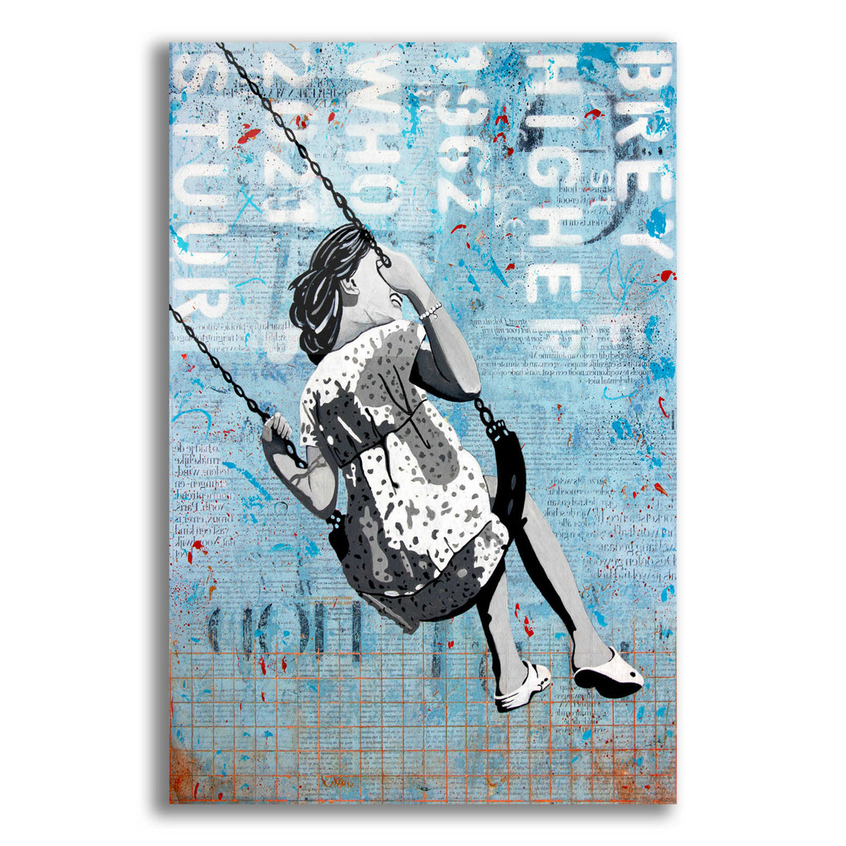 Epic Art 'SPRING SWING' by DB Waterman