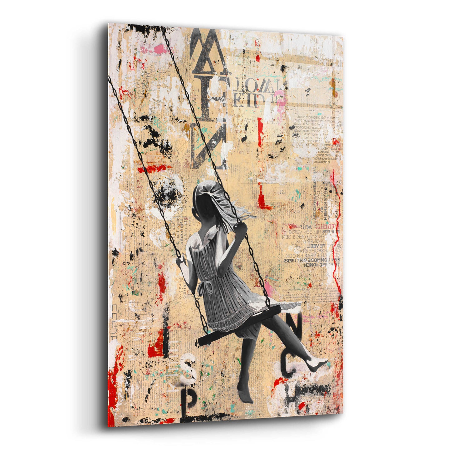 Epic Art 'SUMMER SWING' by DB Waterman,12x16